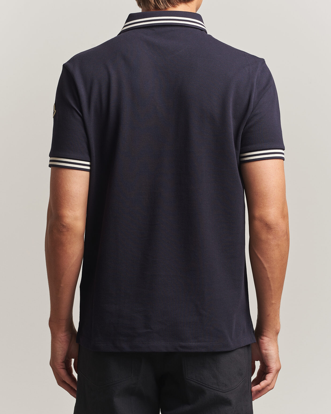 Herre | Polotrøjer | Moncler | Contrast Collar Polo Navy