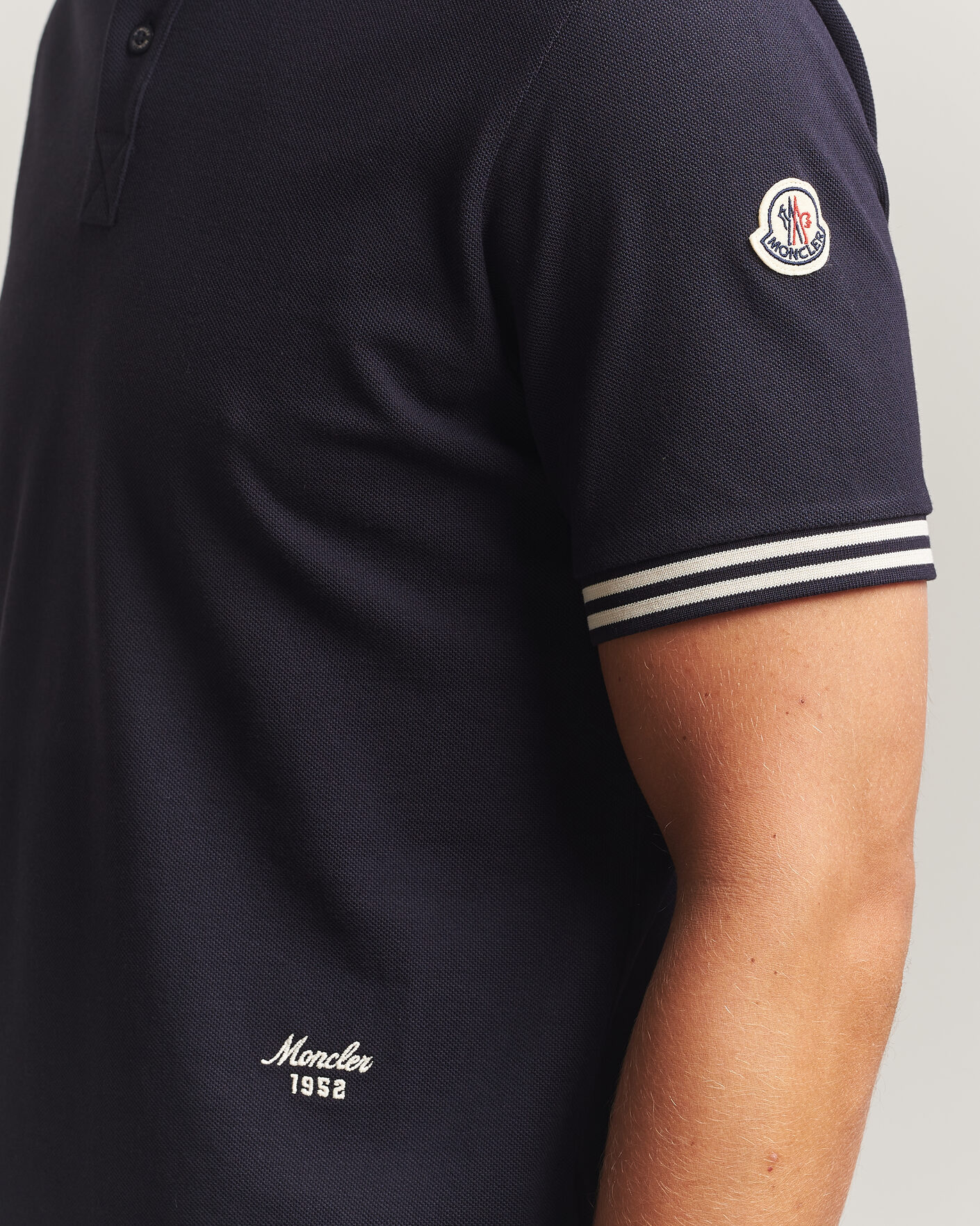 Herre | Polotrøjer | Moncler | Contrast Collar Polo Navy