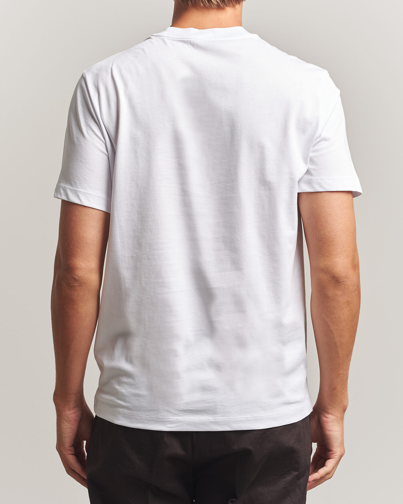 Herre | T-Shirts | Moncler | 3-Pack Logo T-Shirts Blue/Military/White