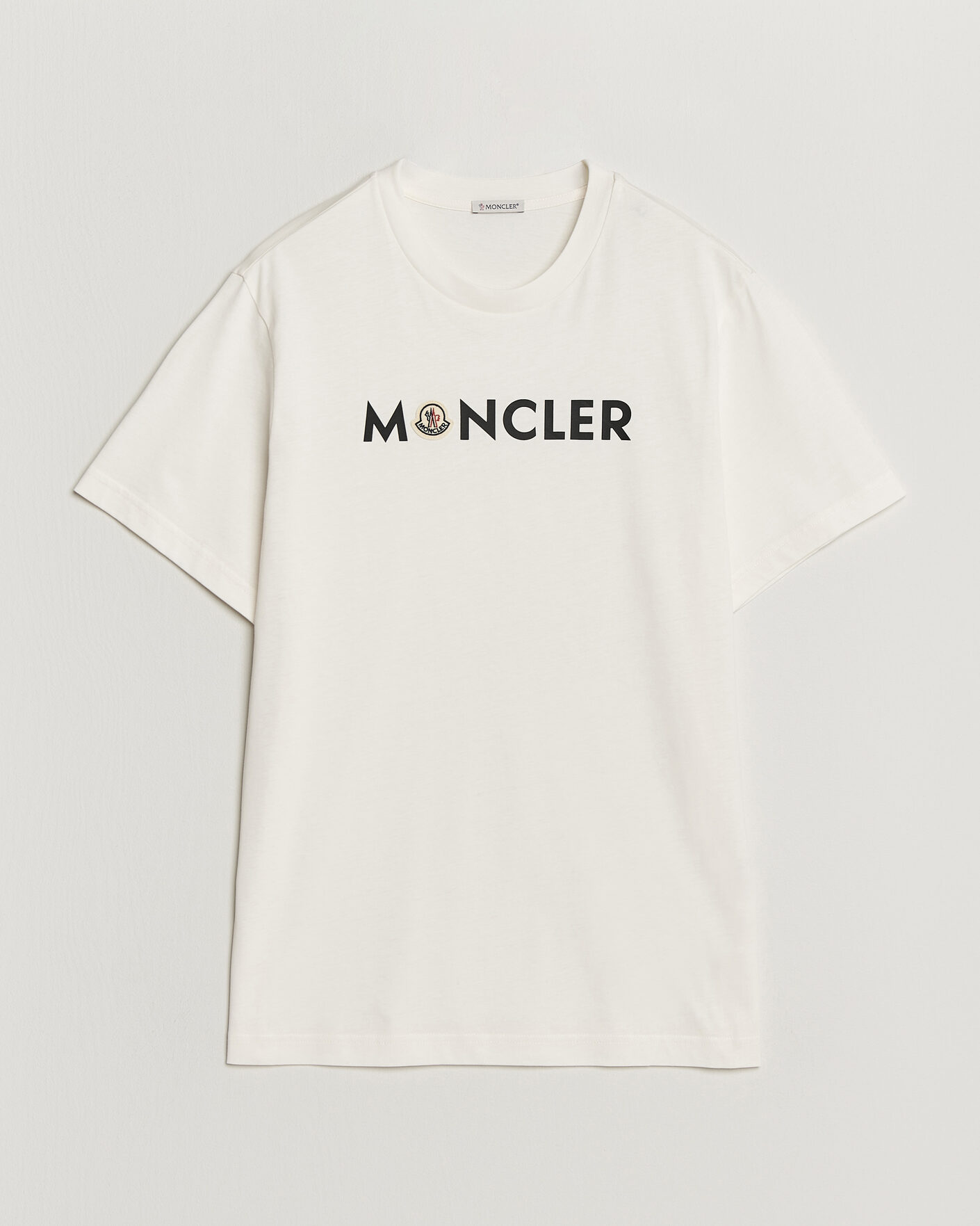 Herre | T-Shirts | Moncler | Logo Lettering T-Shirts White