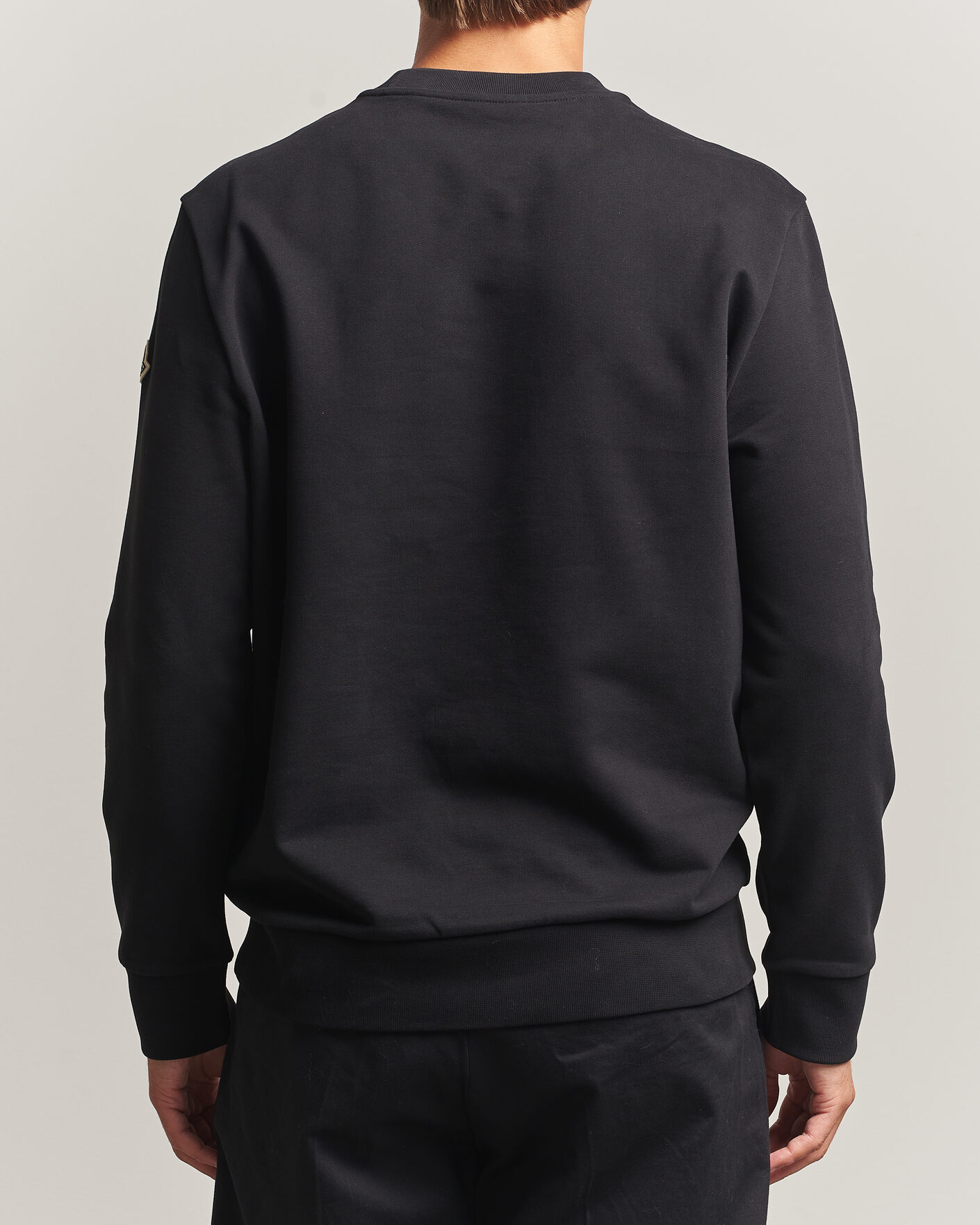 Herre | Trøjer | Moncler | College Logo Sweatshirt Black