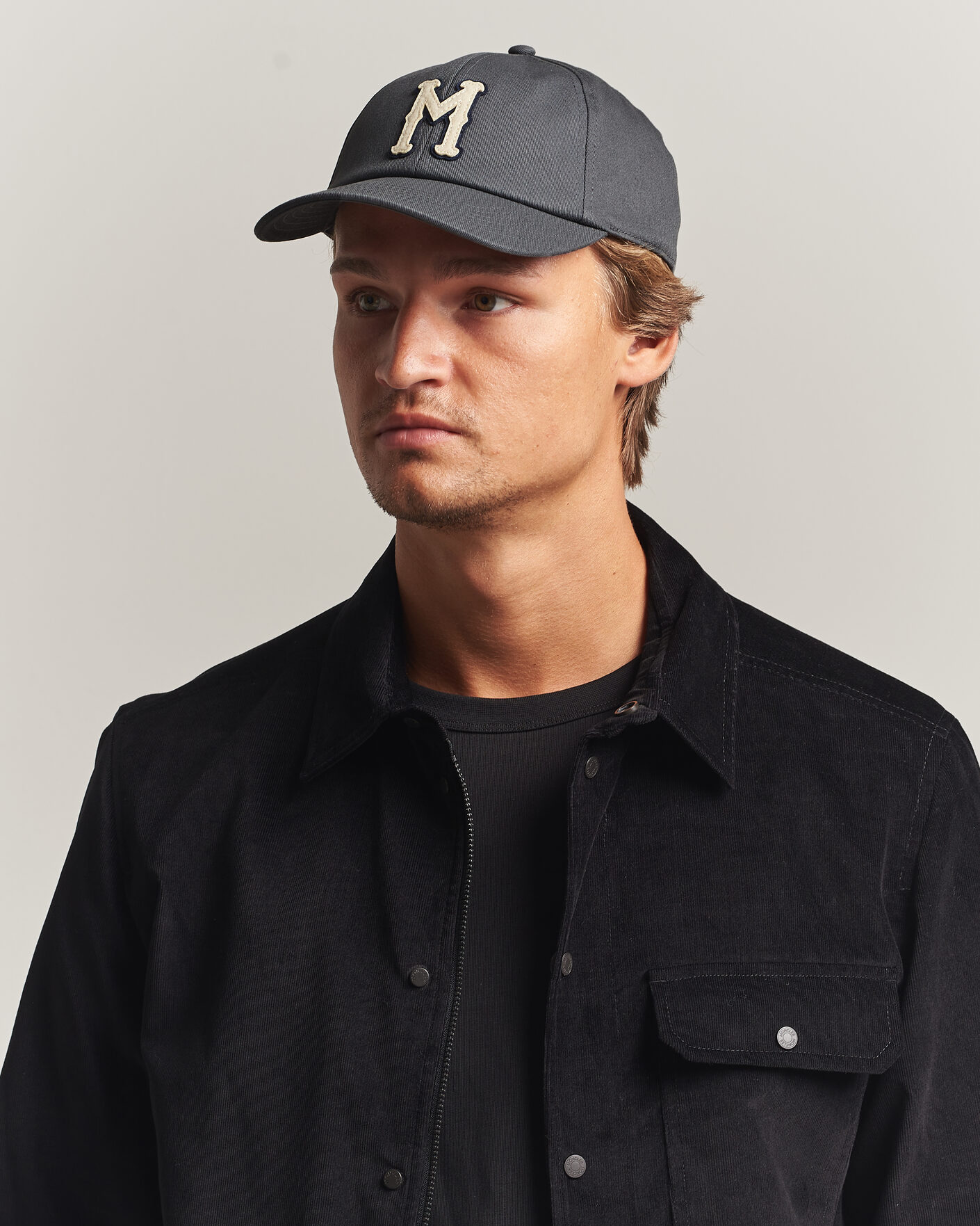 Herre | Hatte & kasketter | Moncler | College Logo Baseball Cap Grey