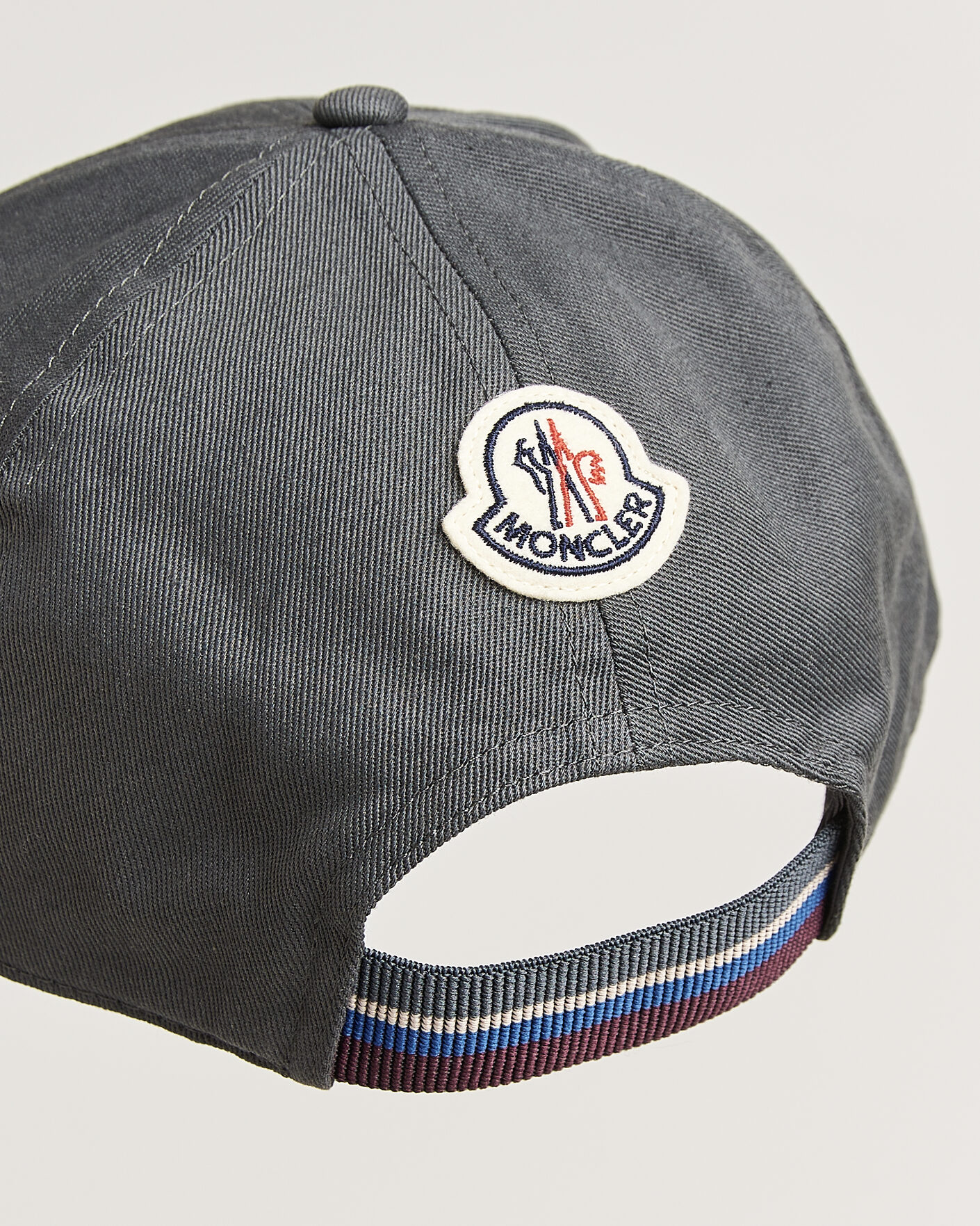 Herre | Hatte & kasketter | Moncler | College Logo Baseball Cap Grey