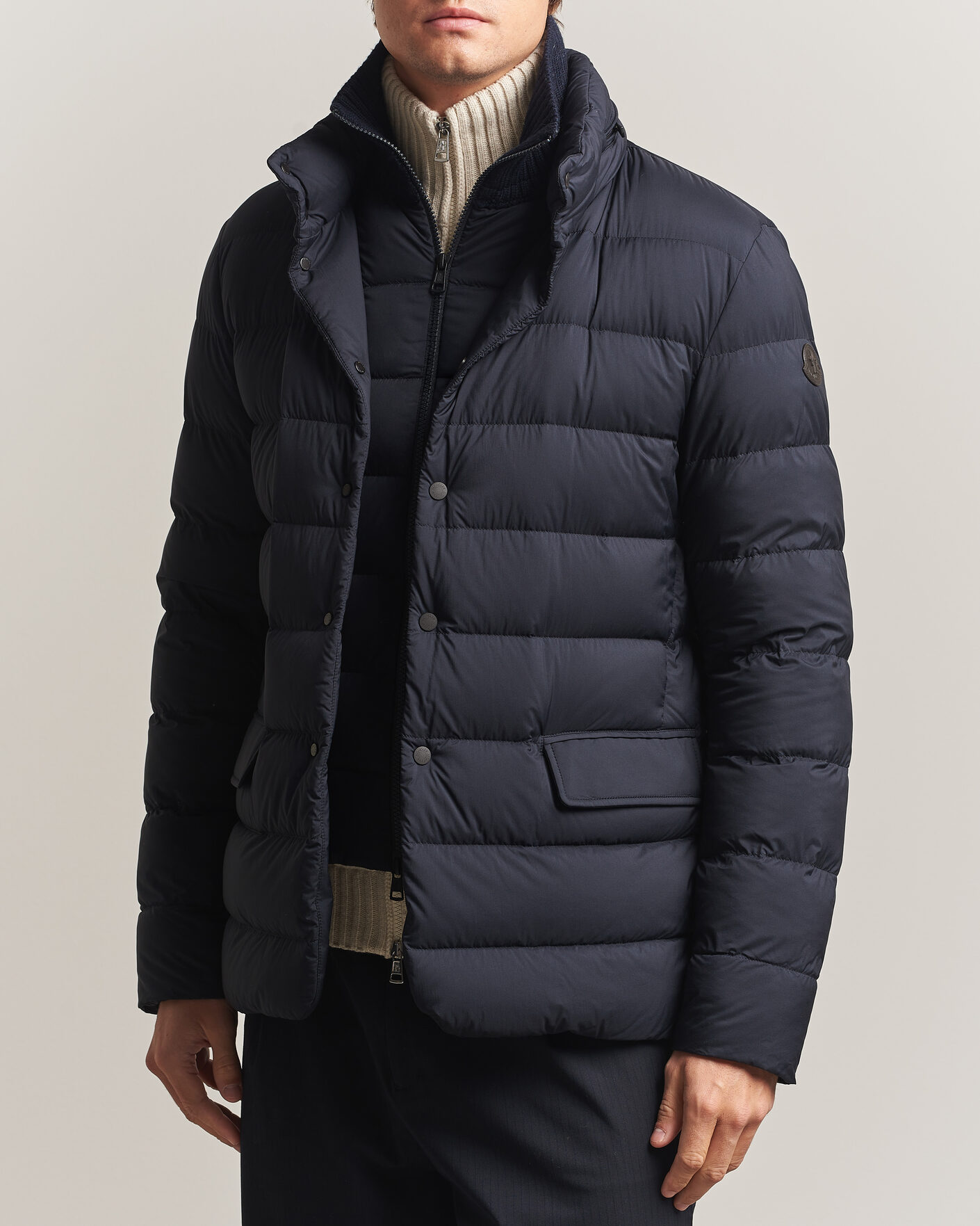 Herre | Jakker | Moncler | Elarune Down Blazer Navy