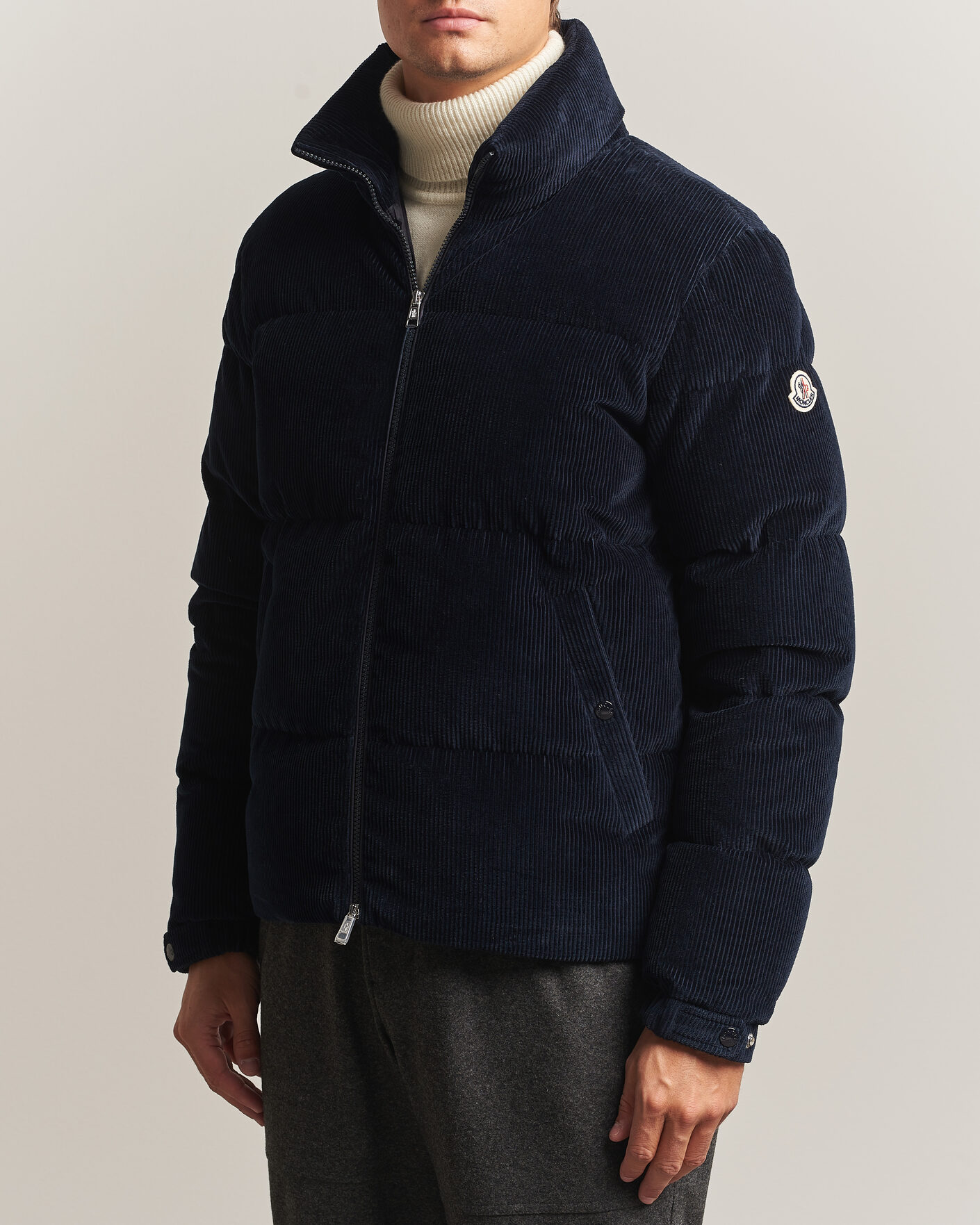 Herre | Jakker | Moncler | Esparron Corduroy Jacket Navy