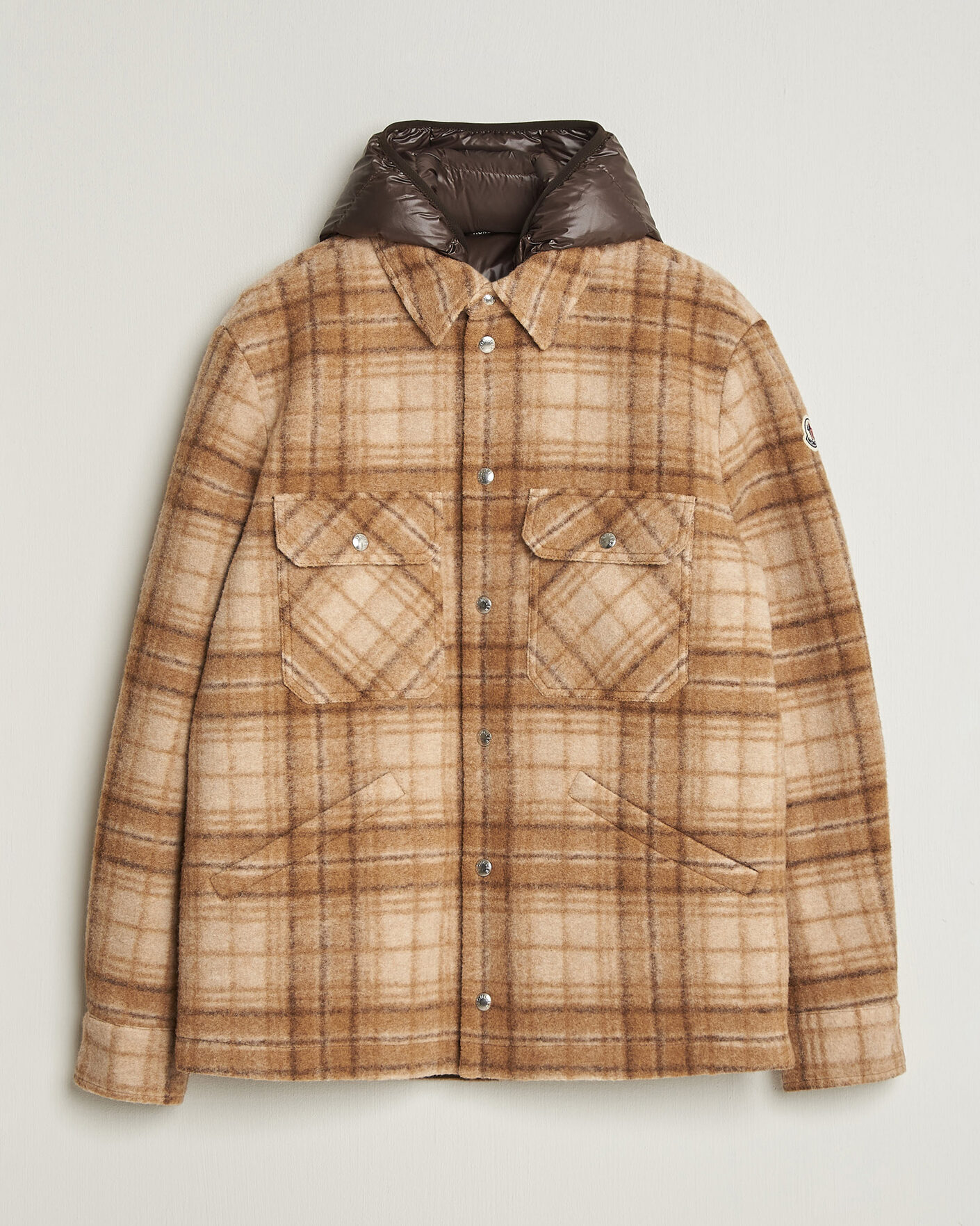 Herre | Jakker | Moncler | Nyvalin Shirt Jacket Brown Check
