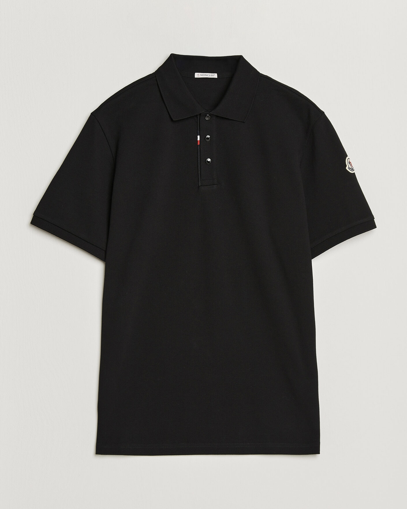 Herre | Polotrøjer | Moncler | Short Sleeve Polo Black