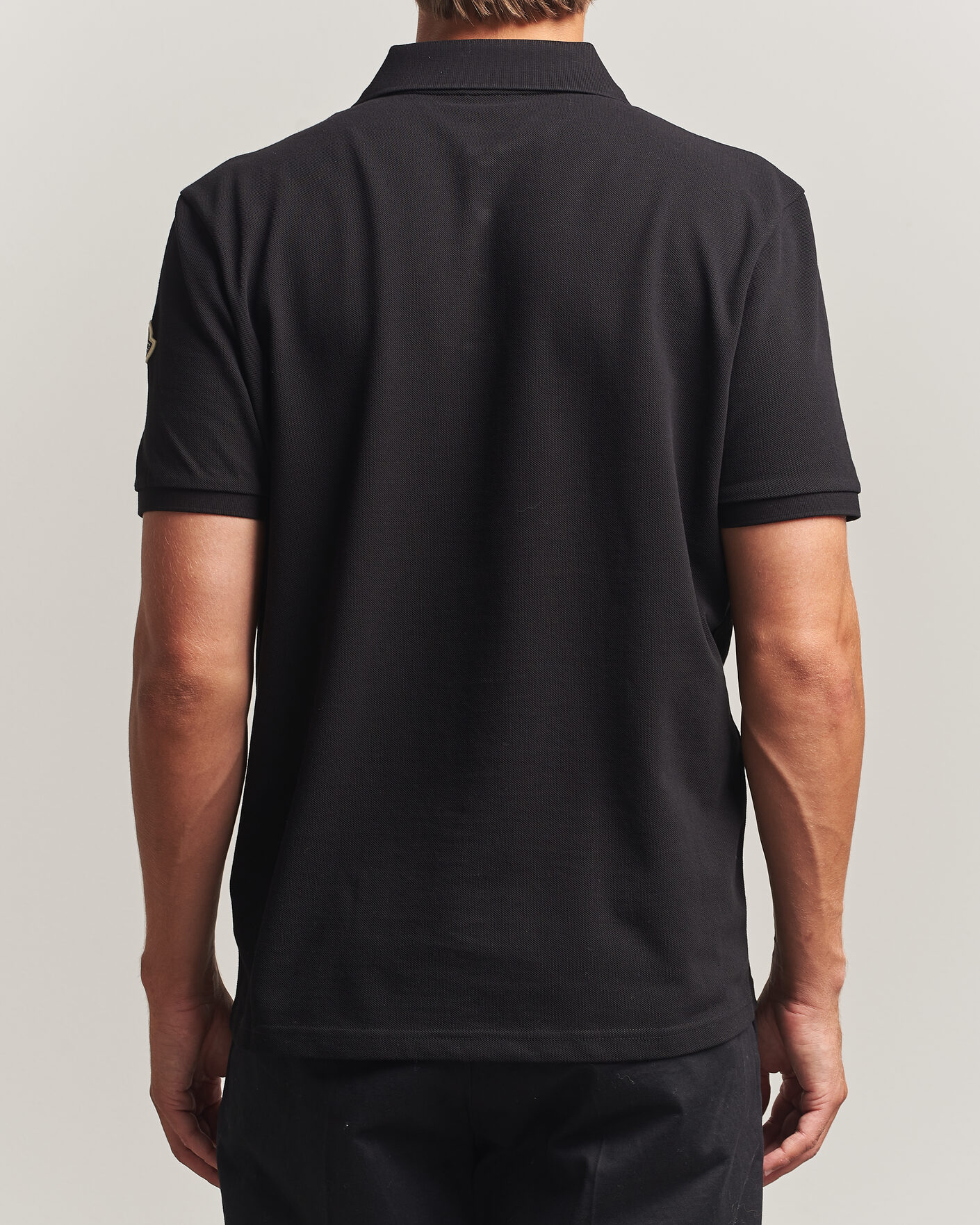 Herre | Polotrøjer | Moncler | Short Sleeve Polo Black