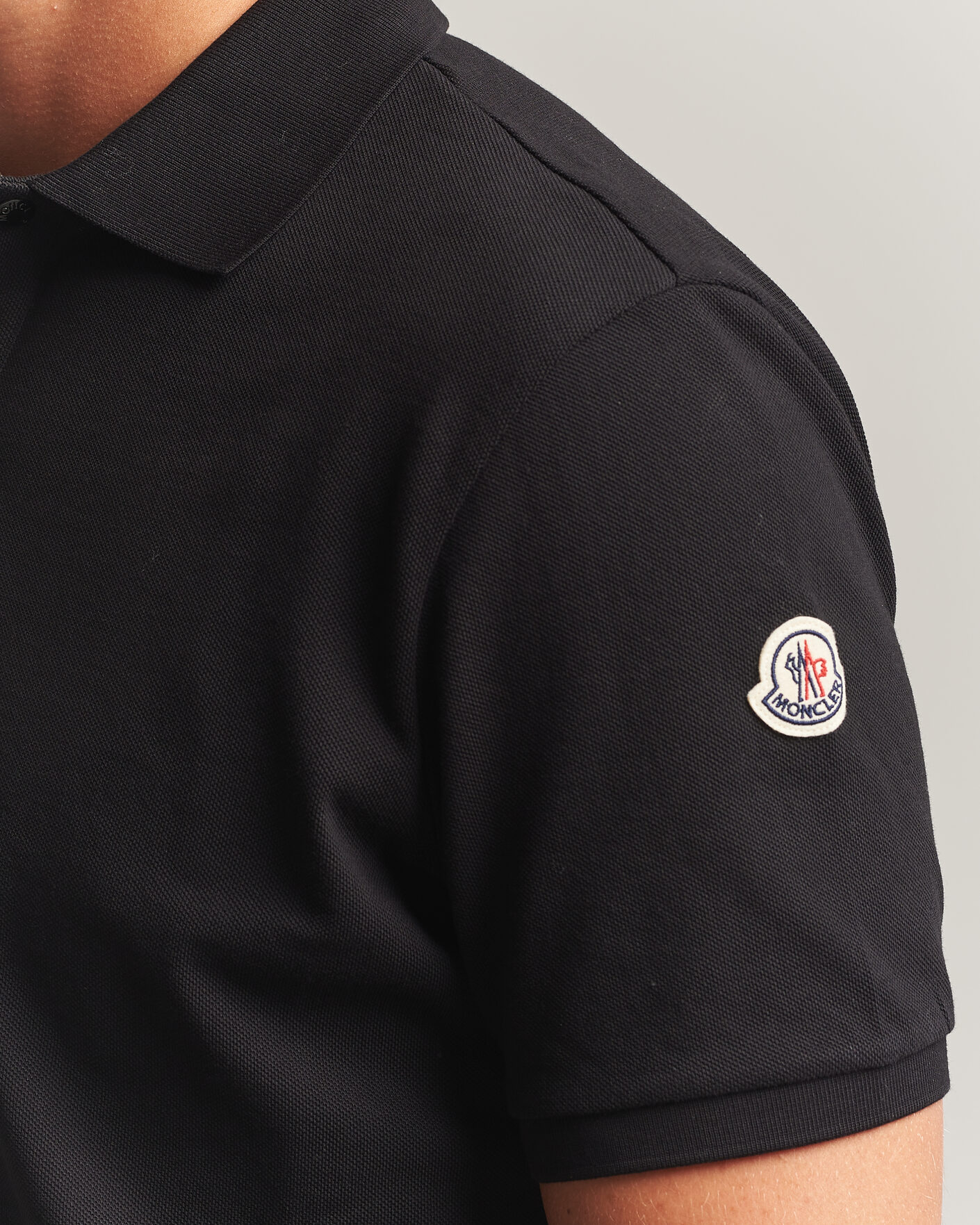 Herre | Polotrøjer | Moncler | Short Sleeve Polo Black