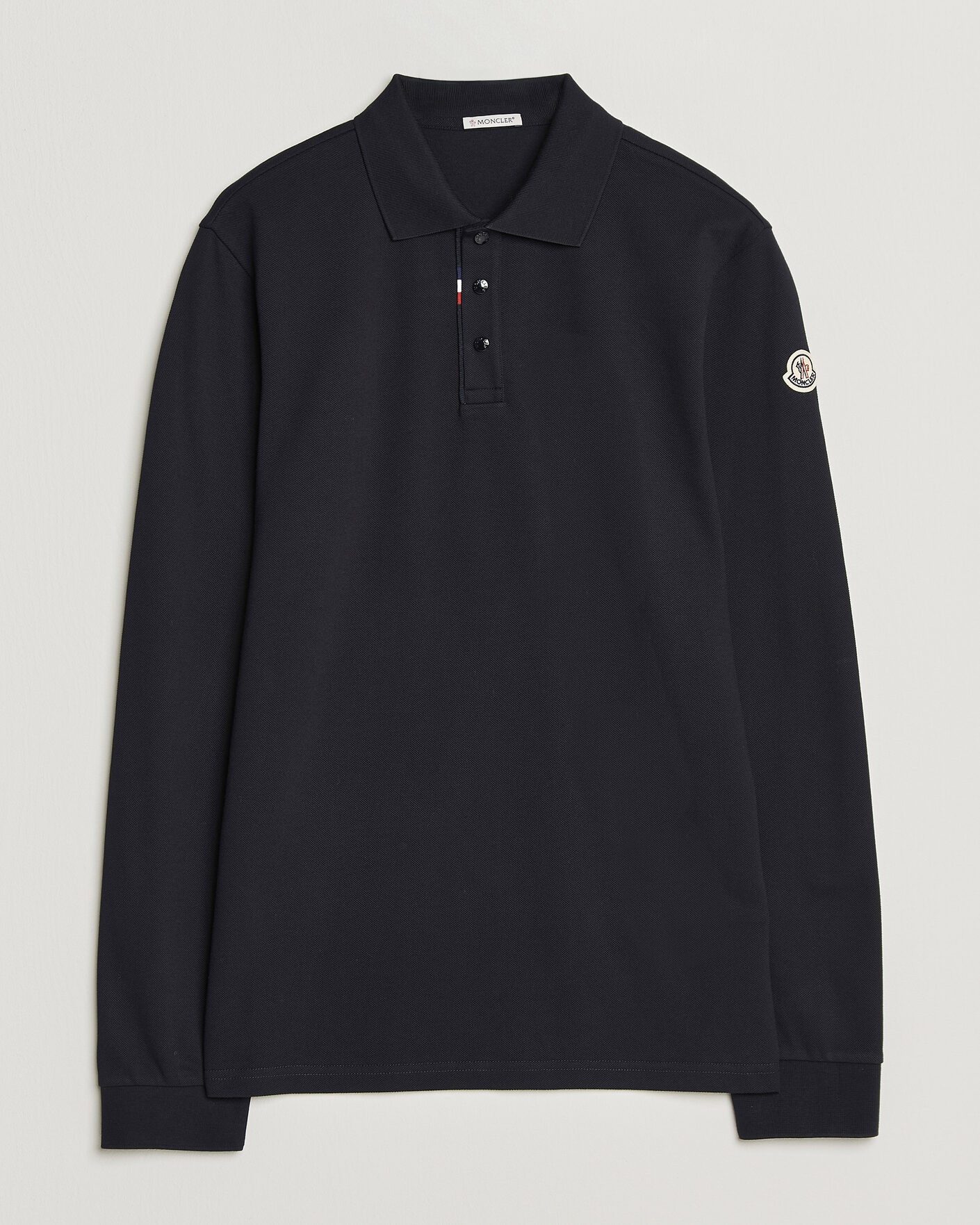 Herre | Polotrøjer | Moncler | Long Sleeve Polo Navy
