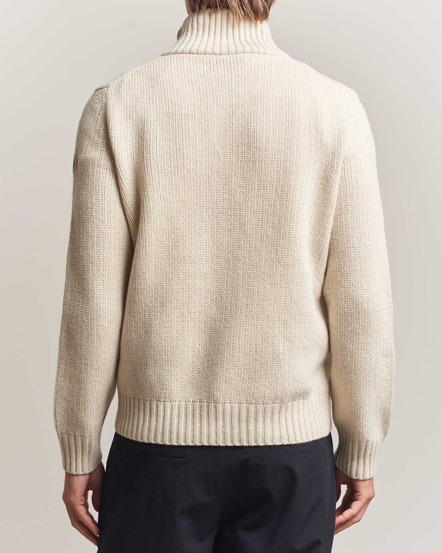 Herre | Trøjer | Moncler | Full Zip Cardigan Light Beige