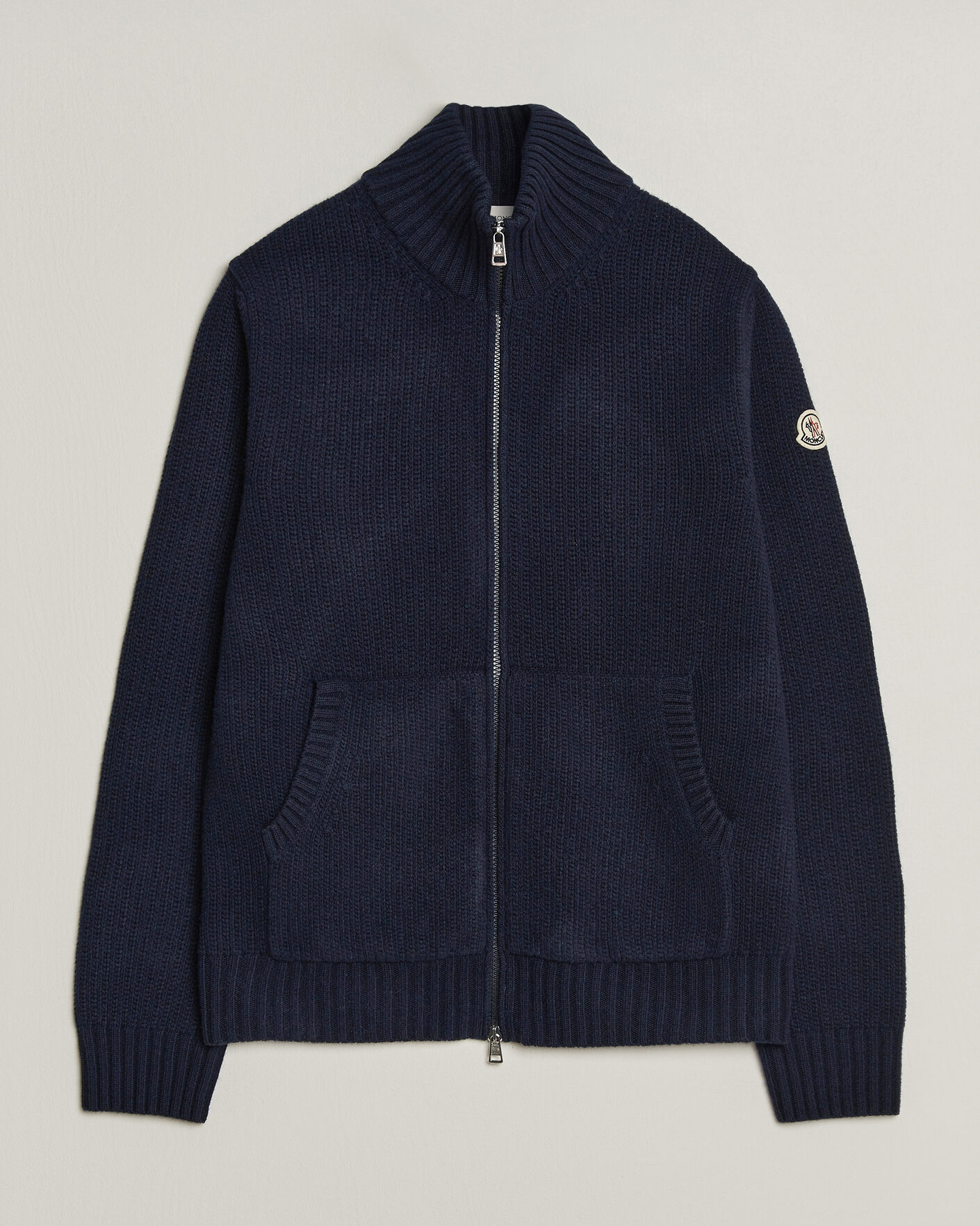 Herre | Trøjer | Moncler | Full Zip Cardigan Navy