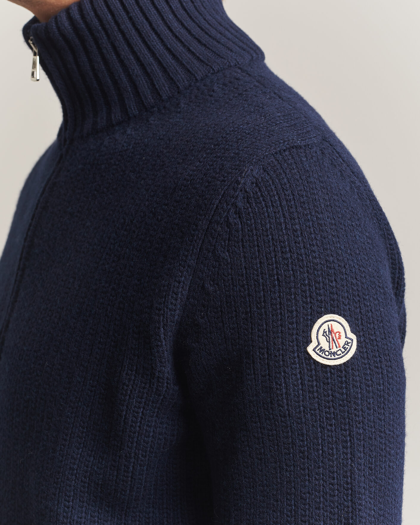 Herre | Trøjer | Moncler | Full Zip Cardigan Navy