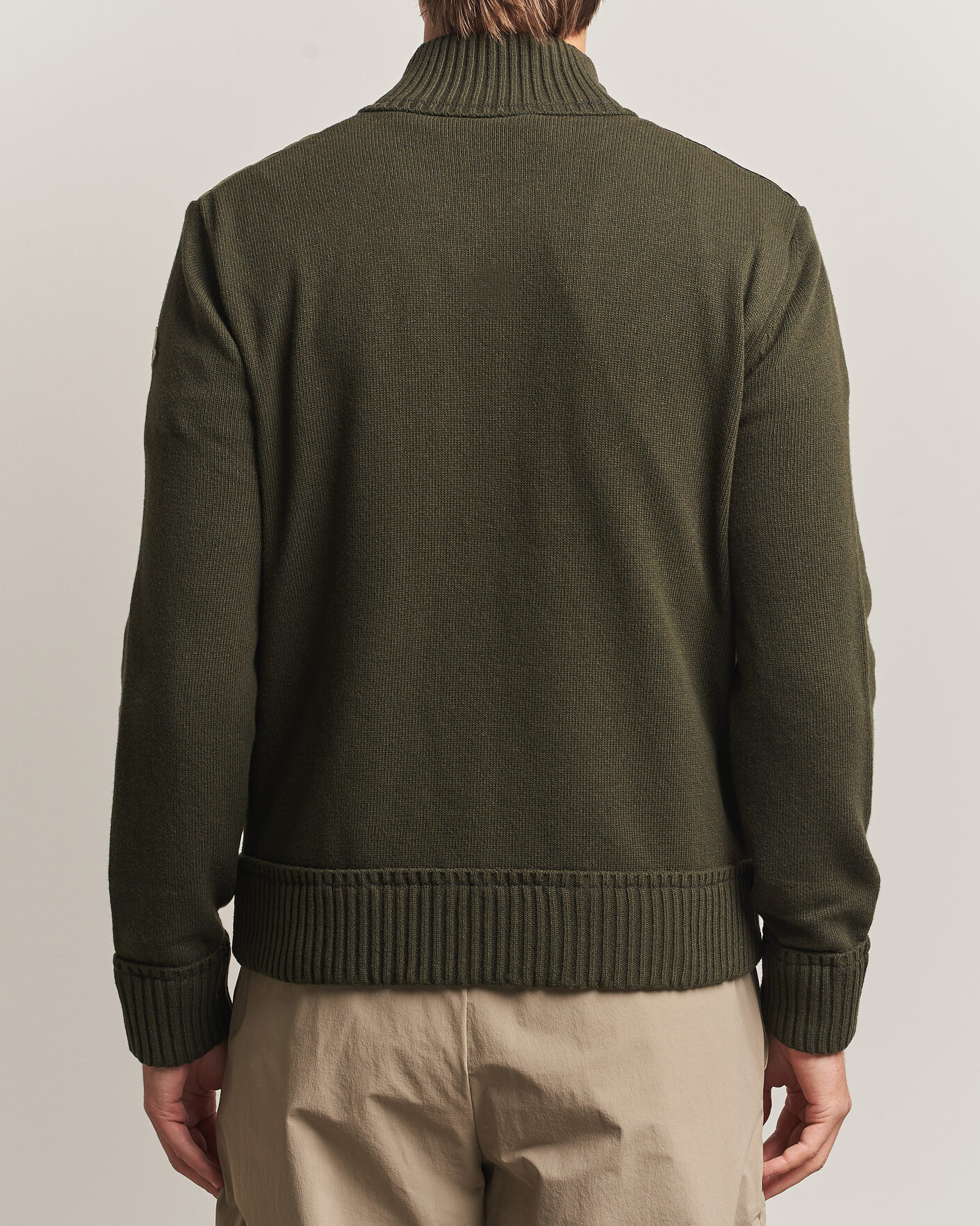 Herre | Jakker | Moncler | Quilted Hybrid Jacket Dark Green
