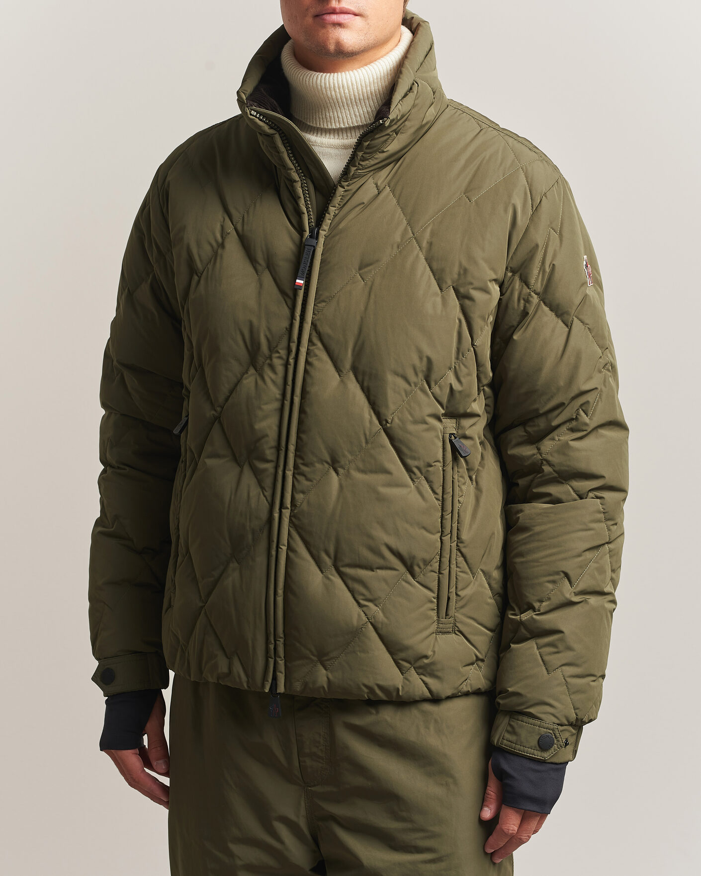 Herre | Jakker | Moncler Grenoble | Bramas Quilted Jacket Olive