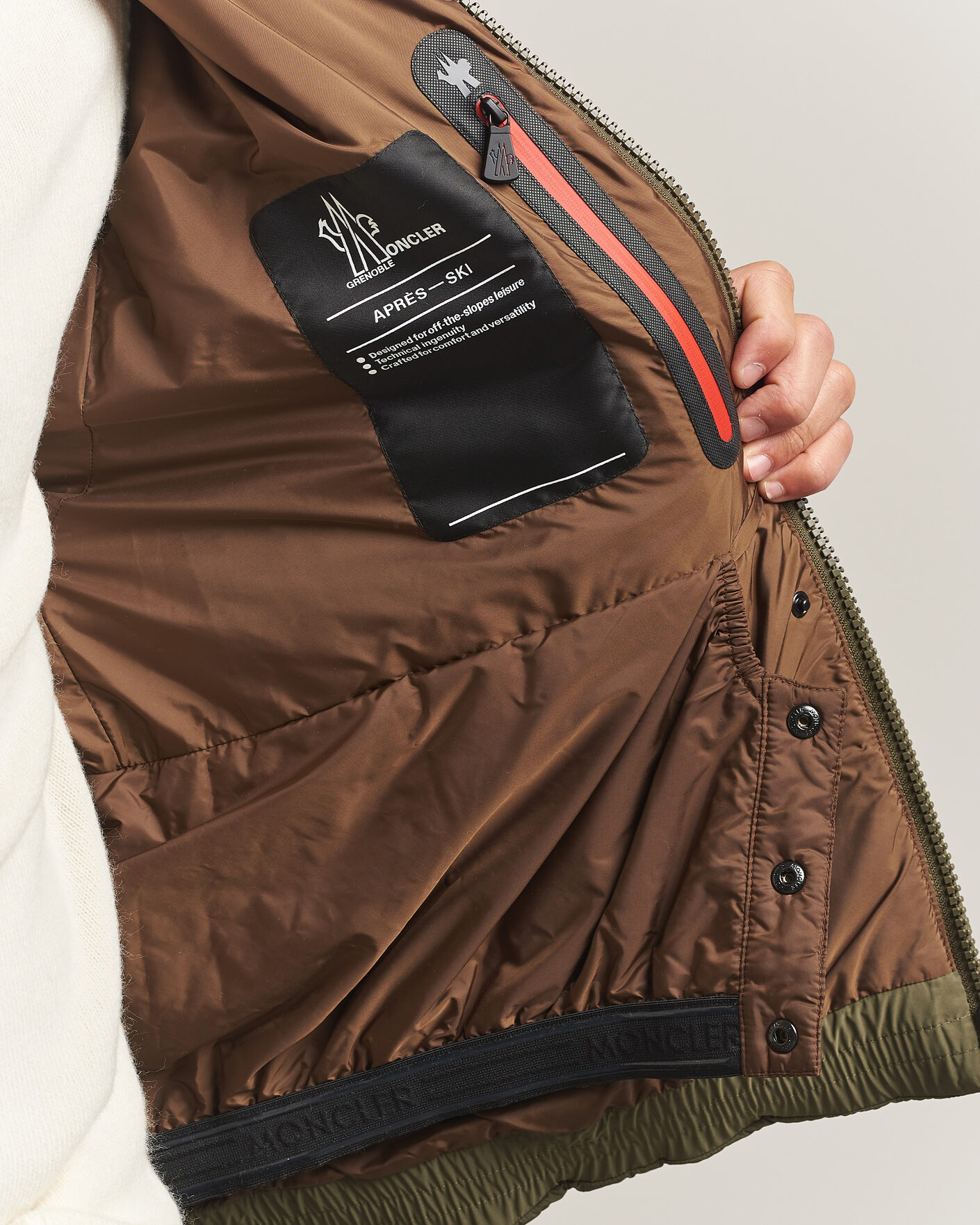 Herre | Jakker | Moncler Grenoble | Bramas Quilted Jacket Olive