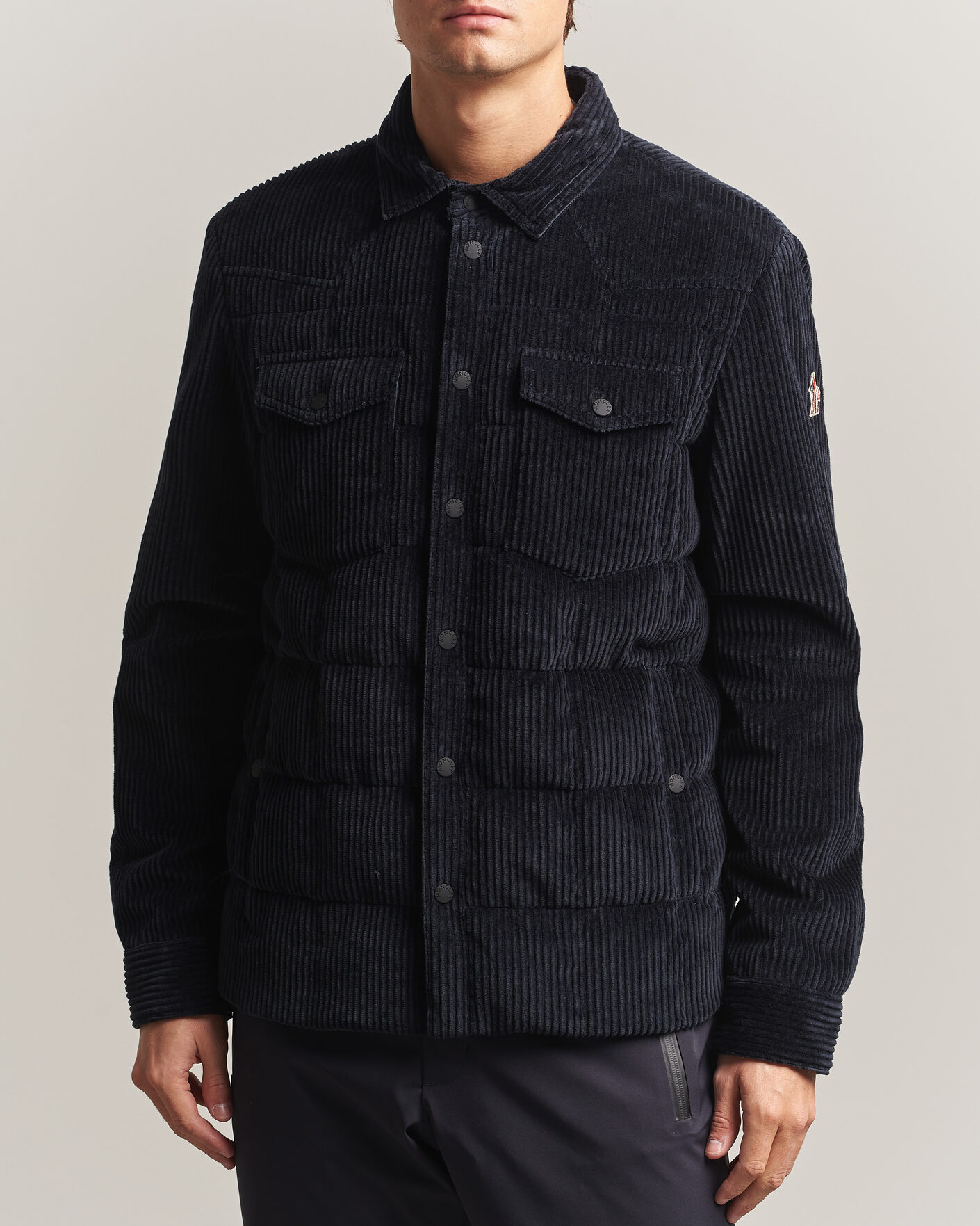 Herre | Jakker | Moncler Grenoble | Gelt Corduroy Shirt Jacket Navy