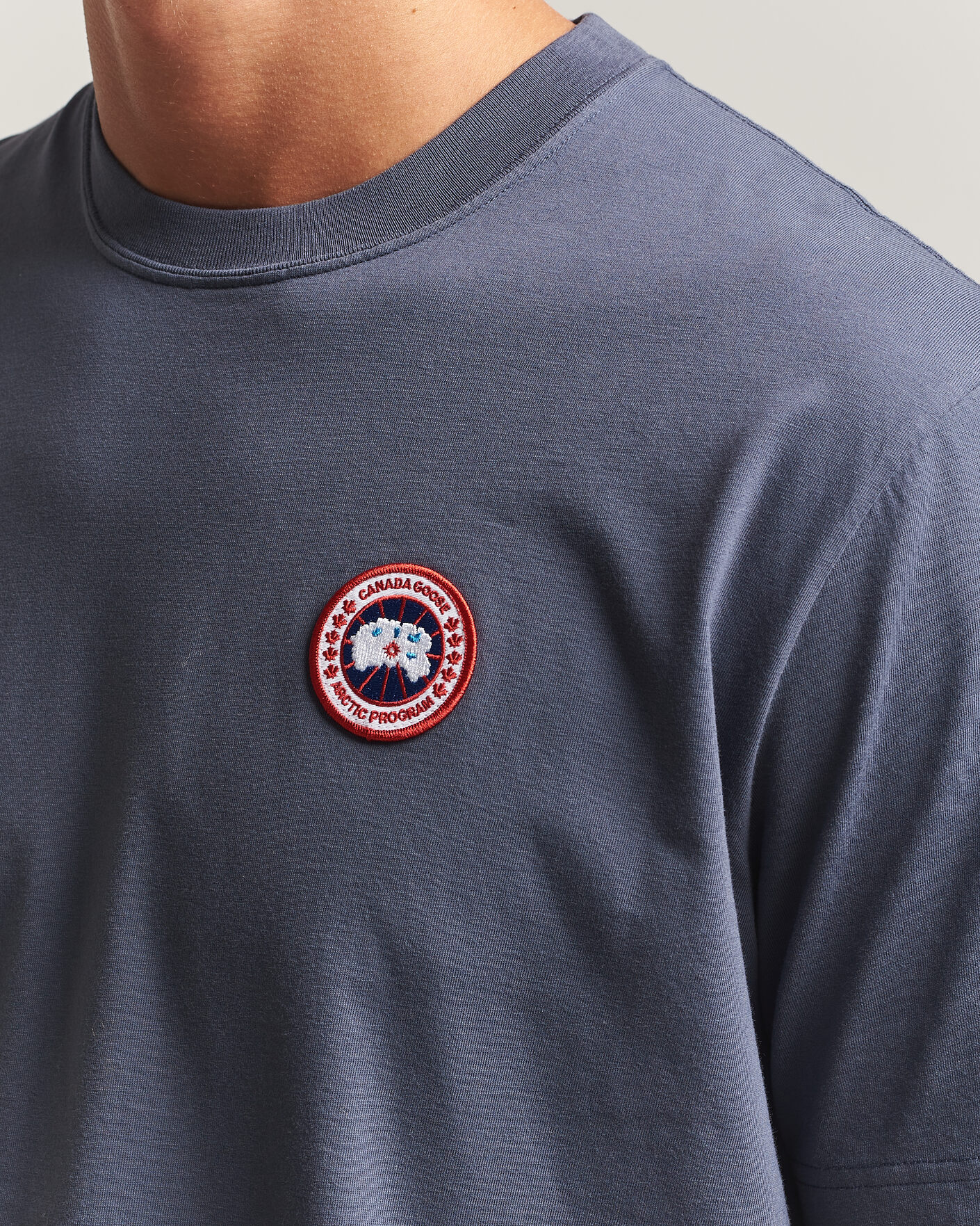 Herre | T-Shirts | Canada Goose | Ocra T-Shirt Dusk Blue