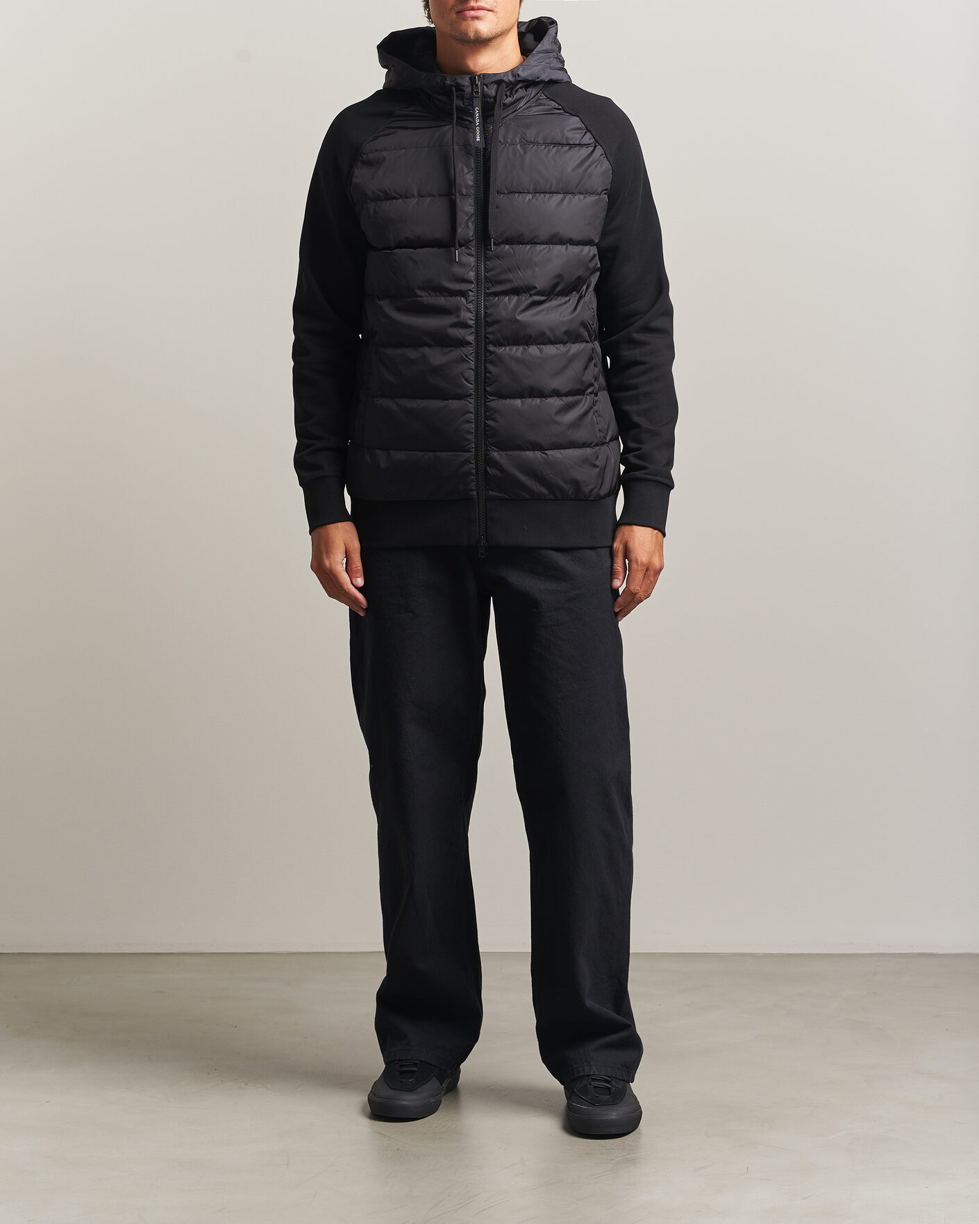 Herre | Jakker | Canada Goose | Hybridge Huron Full Zip Hoody Black