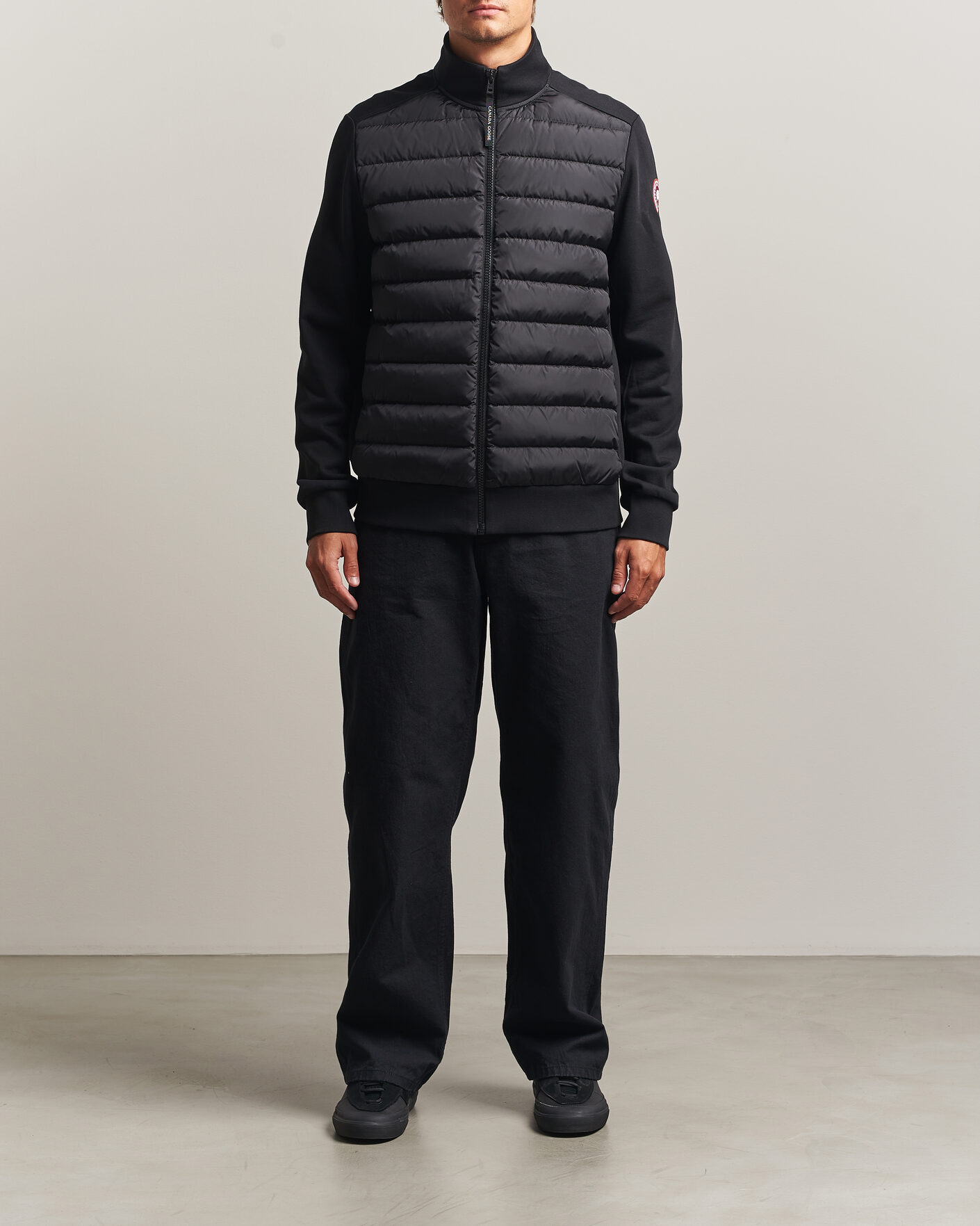 Herre | Jakker | Canada Goose | Hybridge Huron Full Zip Jacket Black