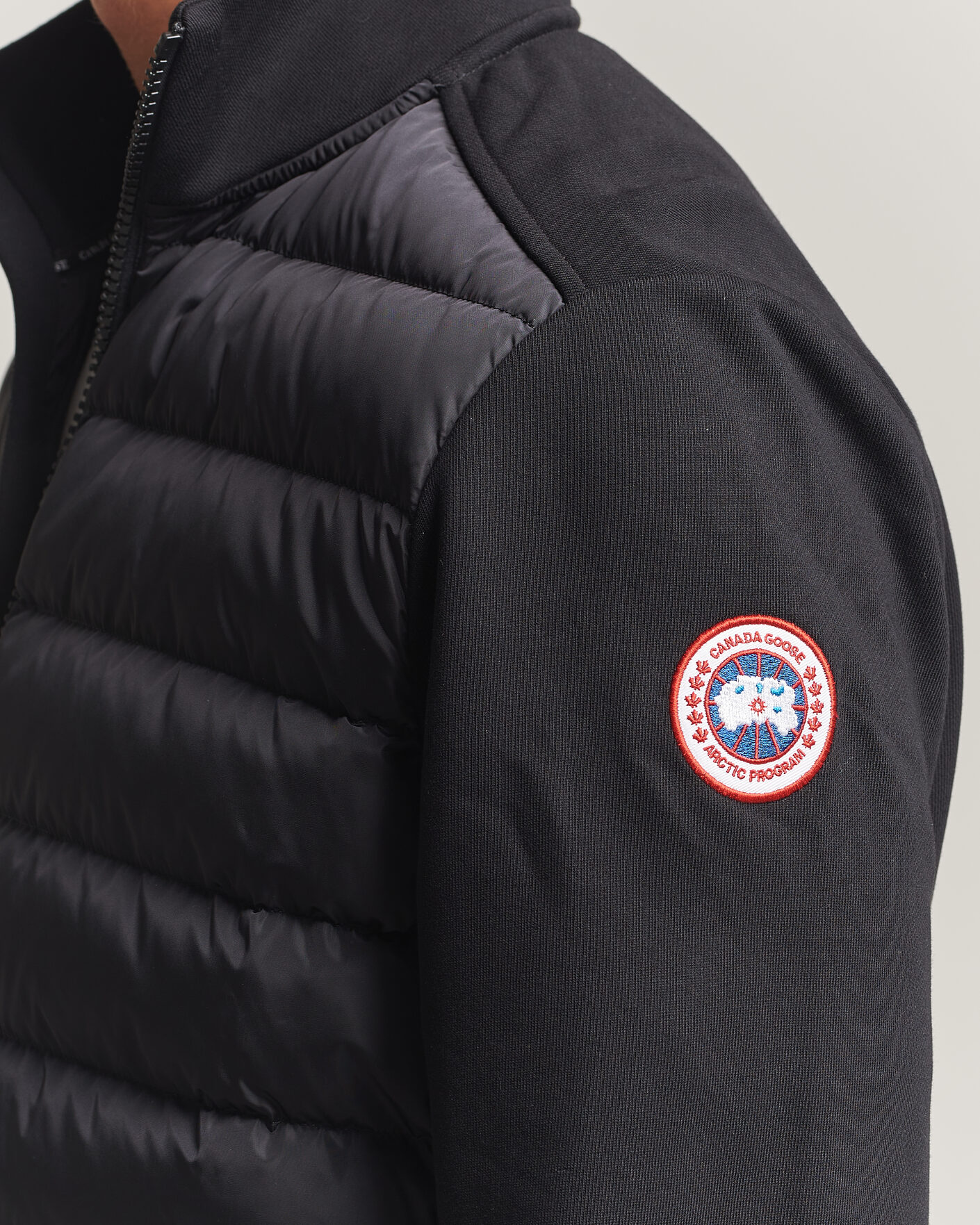 Herre | Jakker | Canada Goose | Hybridge Huron Full Zip Jacket Black