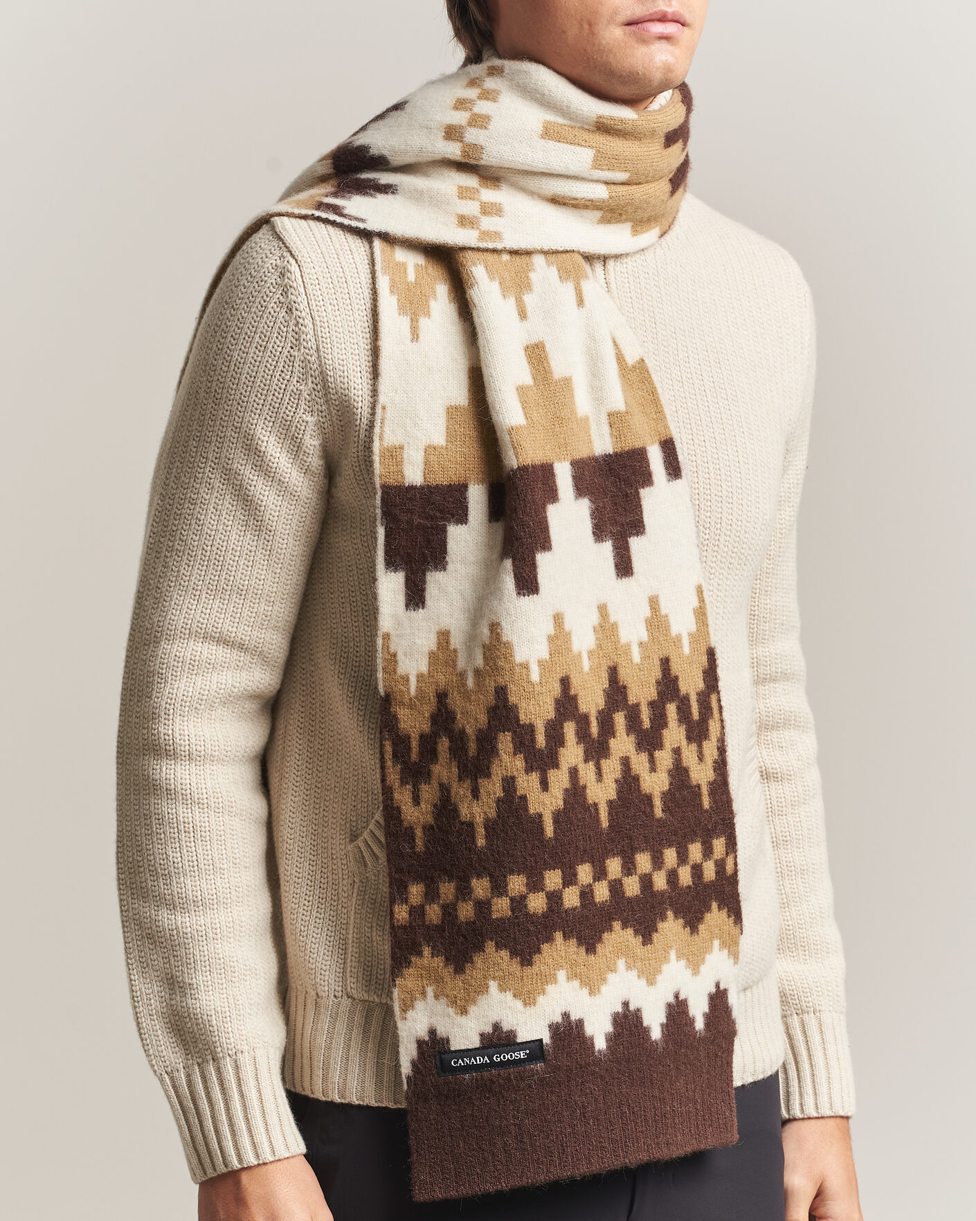 Herre | Halstørklæder | Canada Goose | Fair Isle Scarf Glacier Woods