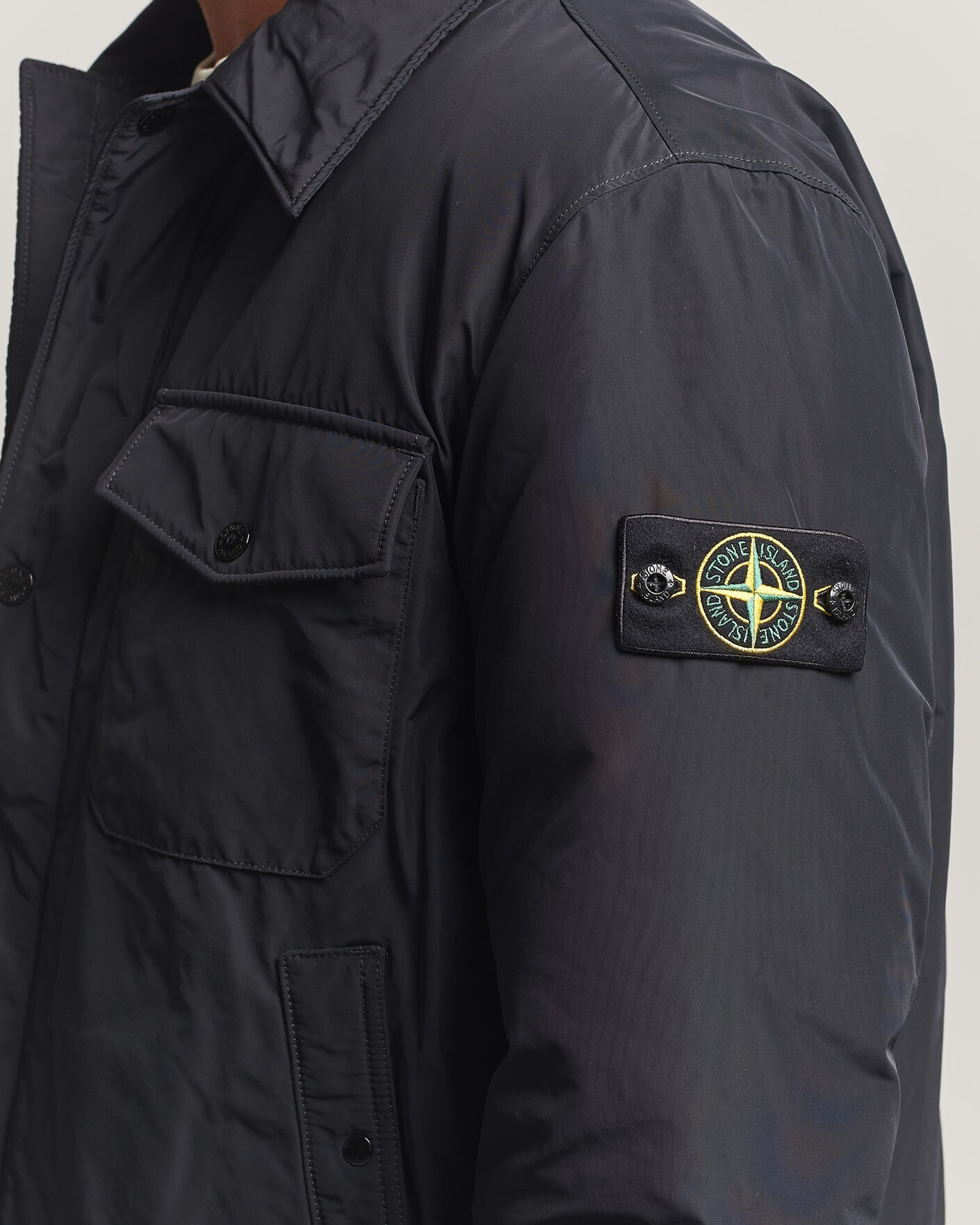 Herre | Jakker | Stone Island | Micro Twill Padded Jacket Black