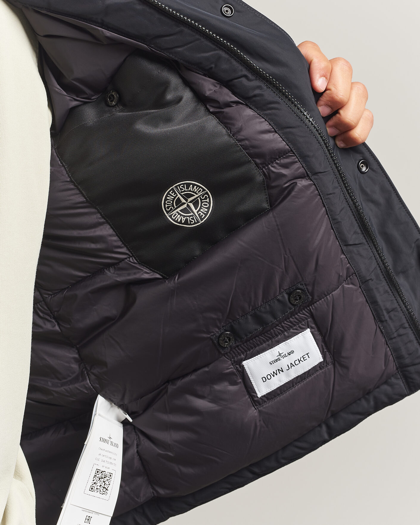 Herre | Jakker | Stone Island | Micro Twill Padded Jacket Black