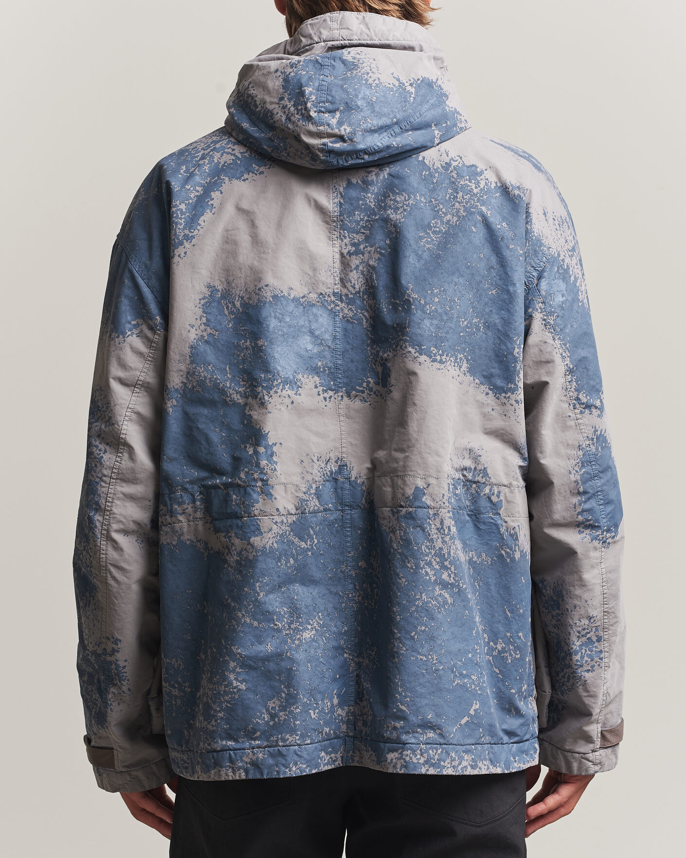 Herre | Jakker | Stone Island | Hand Painted David Light TC Short Parka Grey