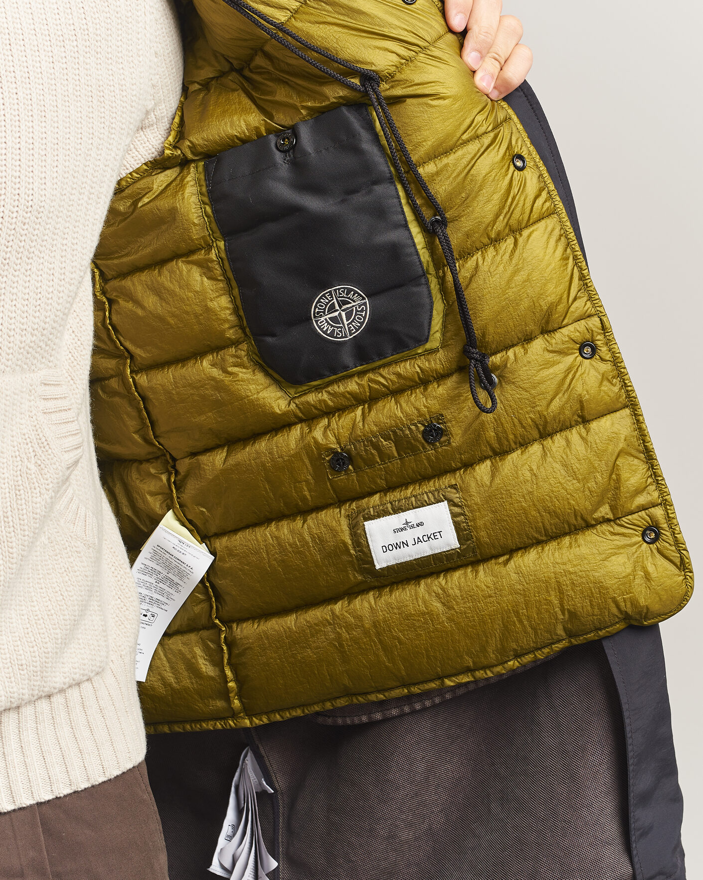 Herre | Jakker | Stone Island | Dense Oxford Nylon TC Fishtail Parka Lead Grey