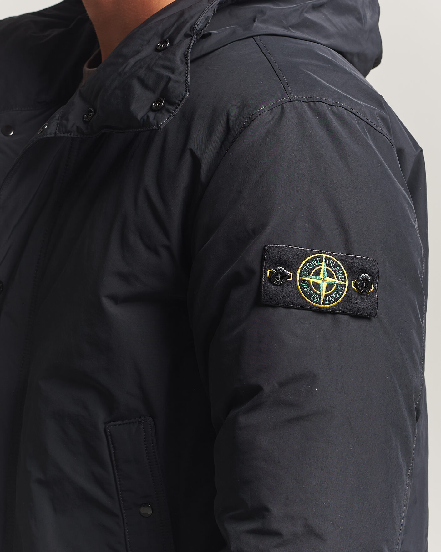 Herre | Jakker | Stone Island | Micro Twill Padded Parka Black