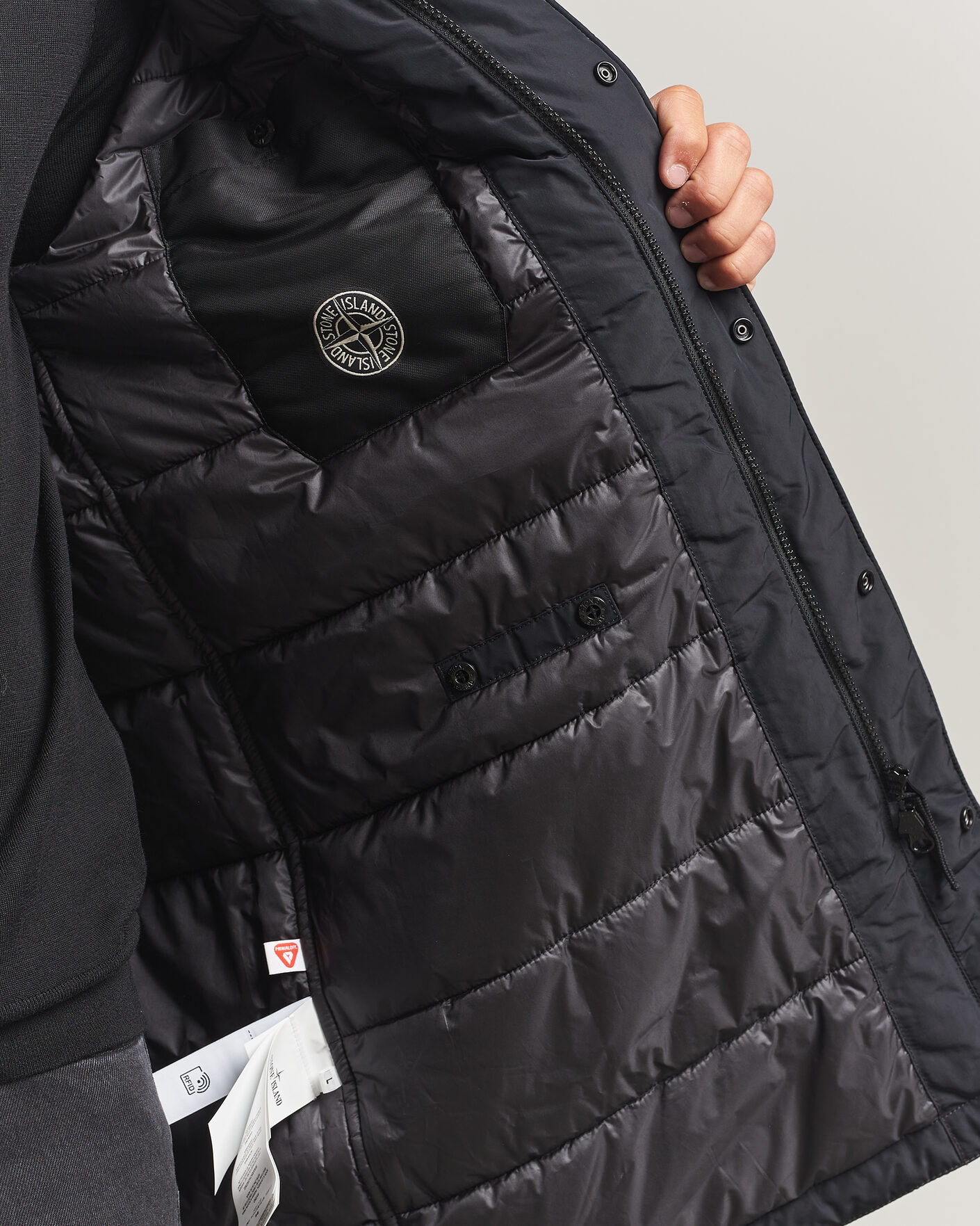 Herre | Jakker | Stone Island | Micro Reps Padded Coat Black