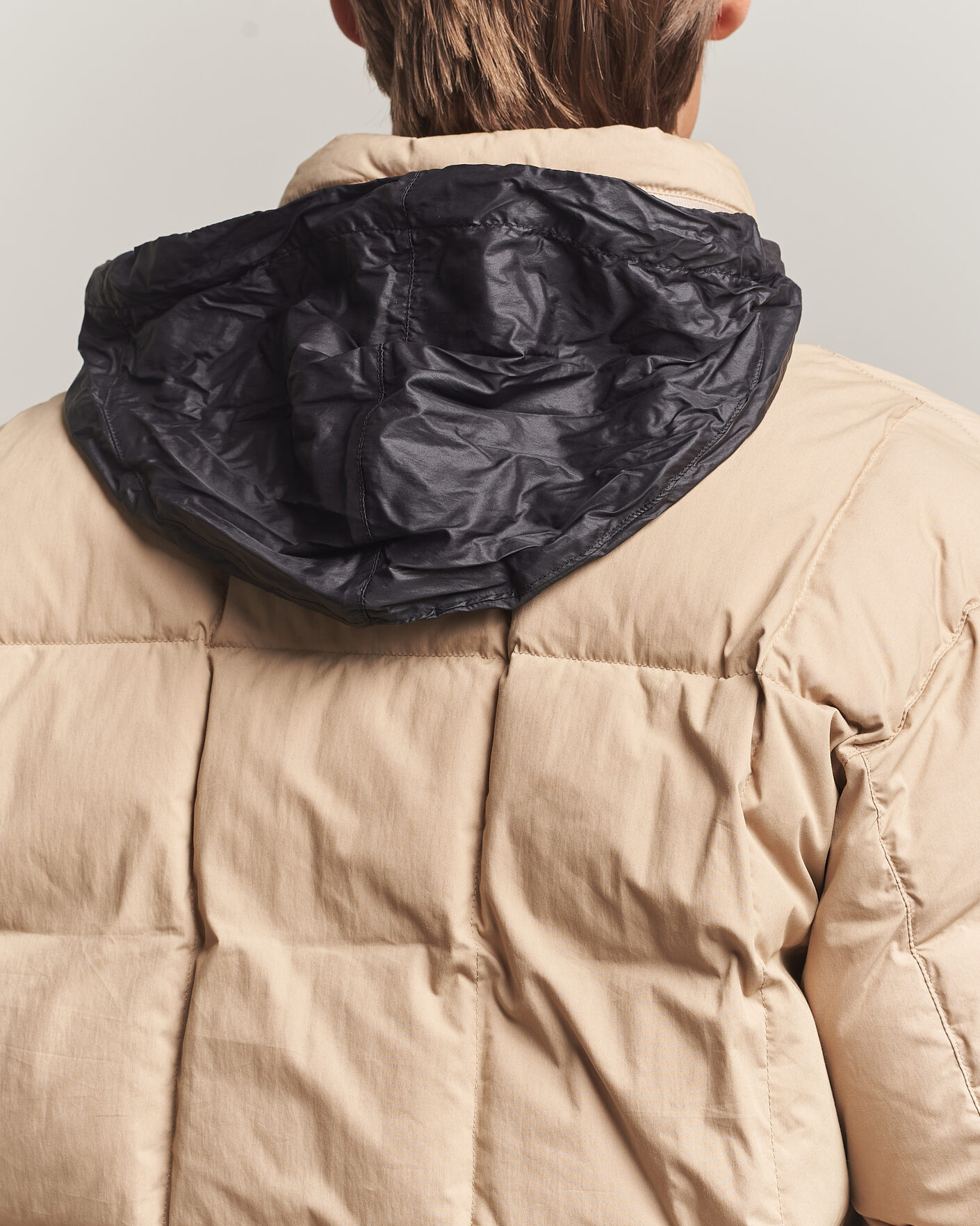 Herre | Jakker | Stone Island | Cotton/Nylon Padded Down Jacket Biscuit