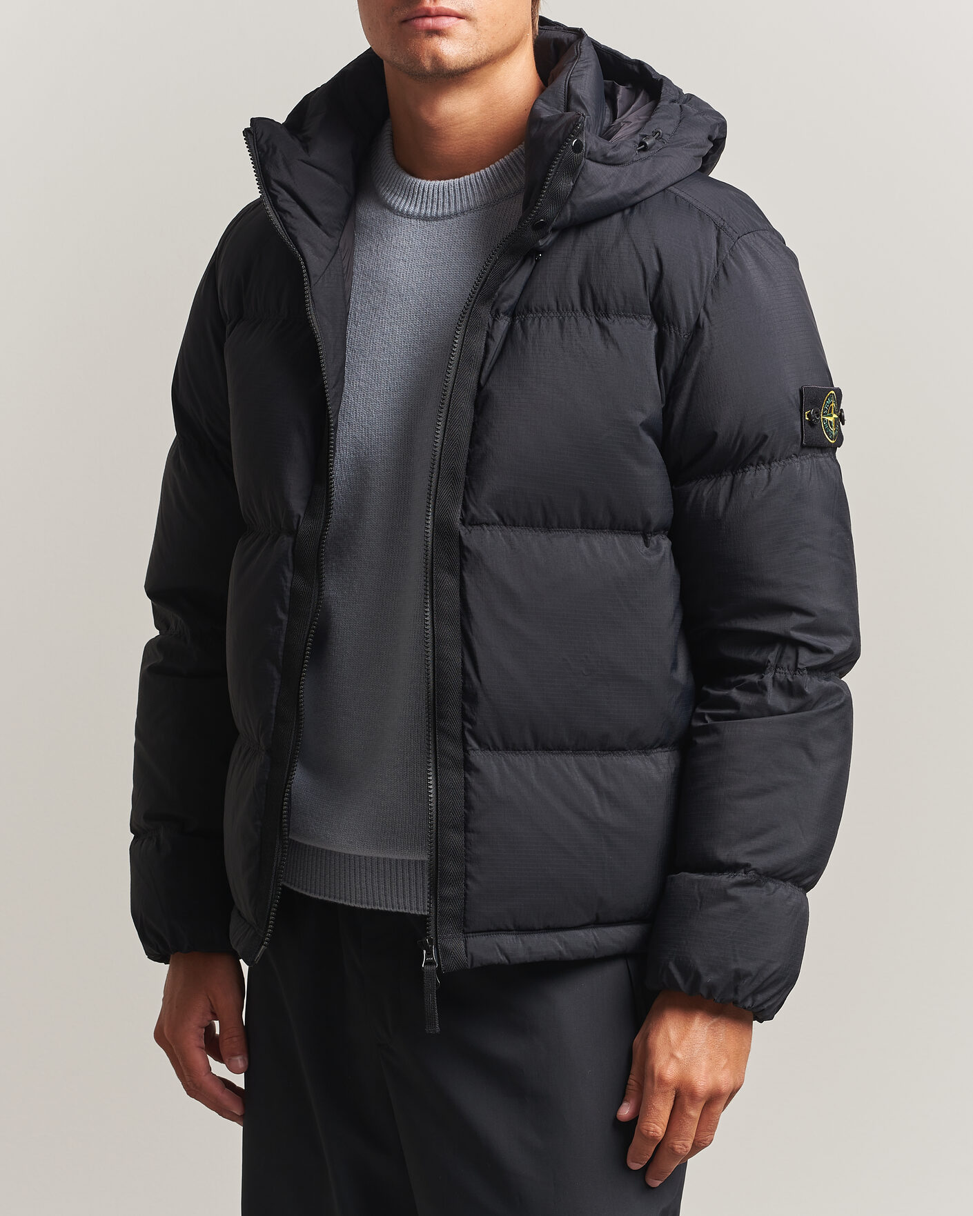 Herre | Jakker | Stone Island | Matt Ripstop Cordura Down Jacket Black