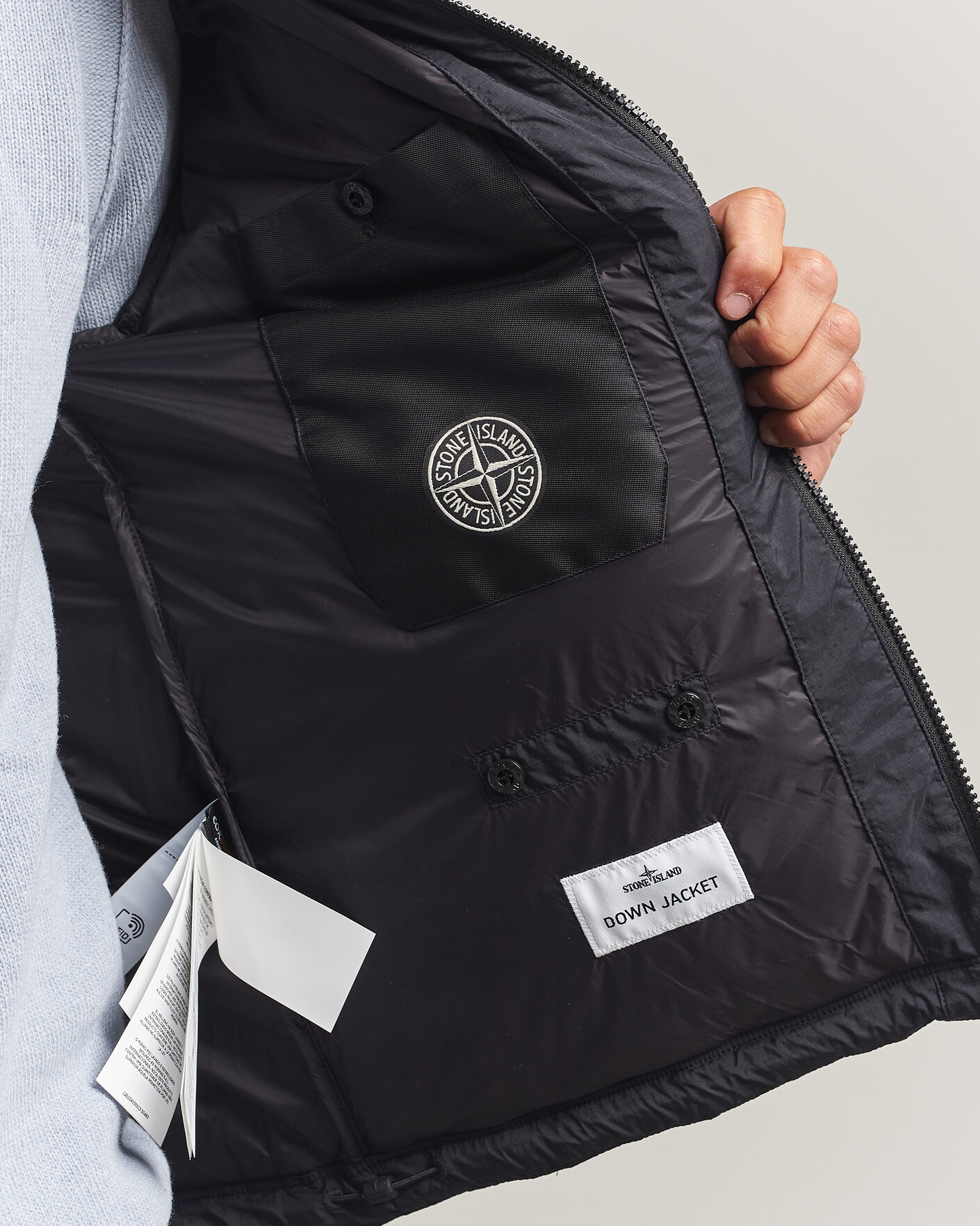 Herre | Jakker | Stone Island | Matt Ripstop Cordura Down Jacket Black