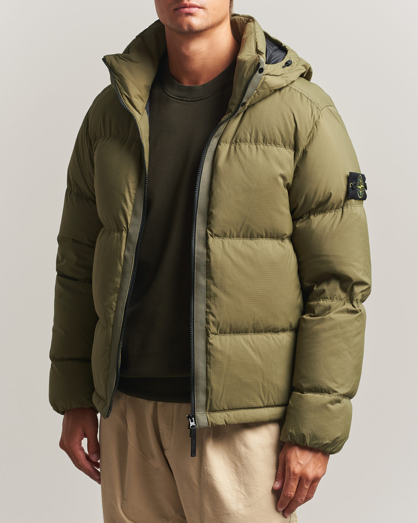 Herre | Jakker | Stone Island | Matt Ripstop Cordura Down Jacket Green