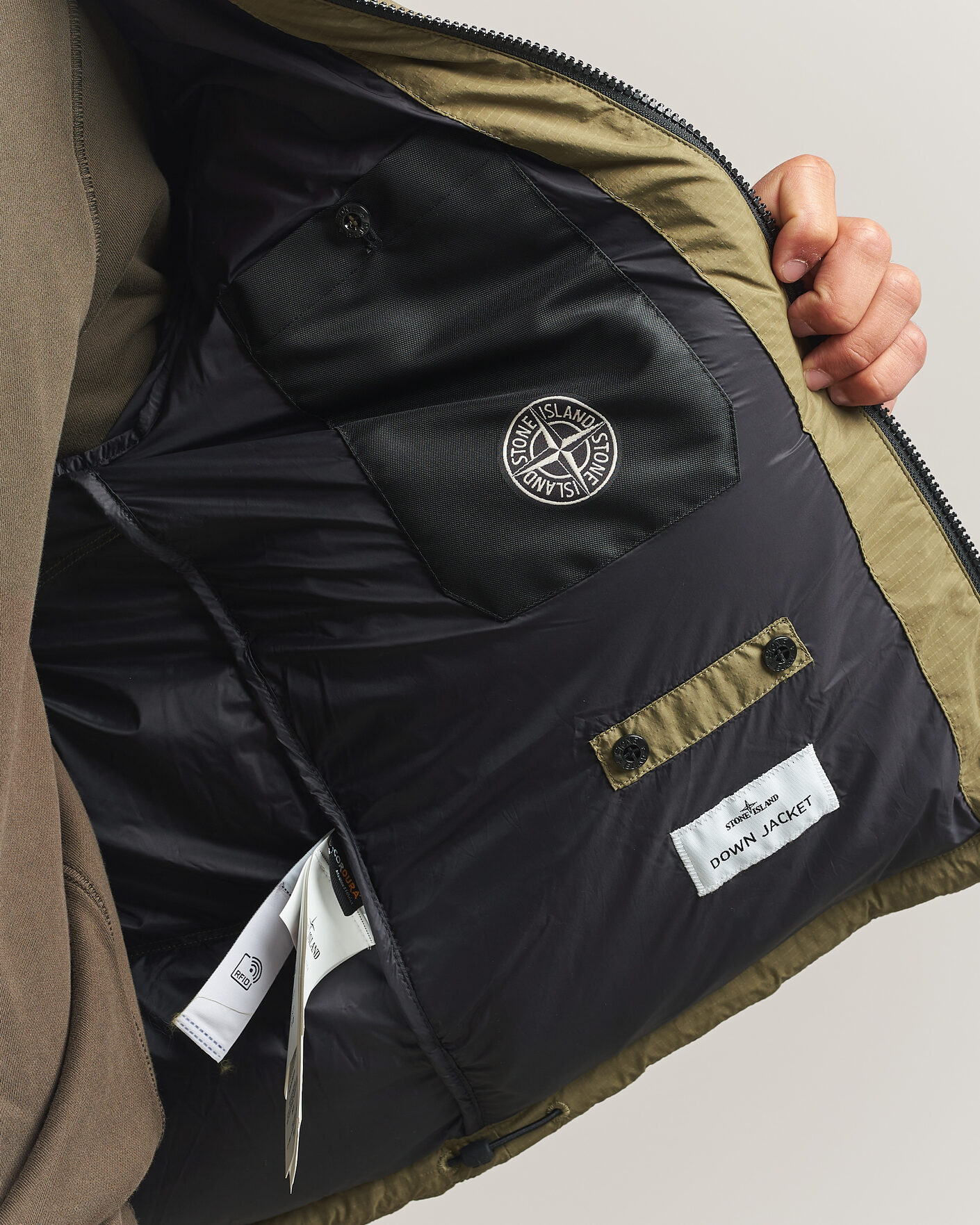 Herre | Jakker | Stone Island | Matt Ripstop Cordura Down Jacket Green