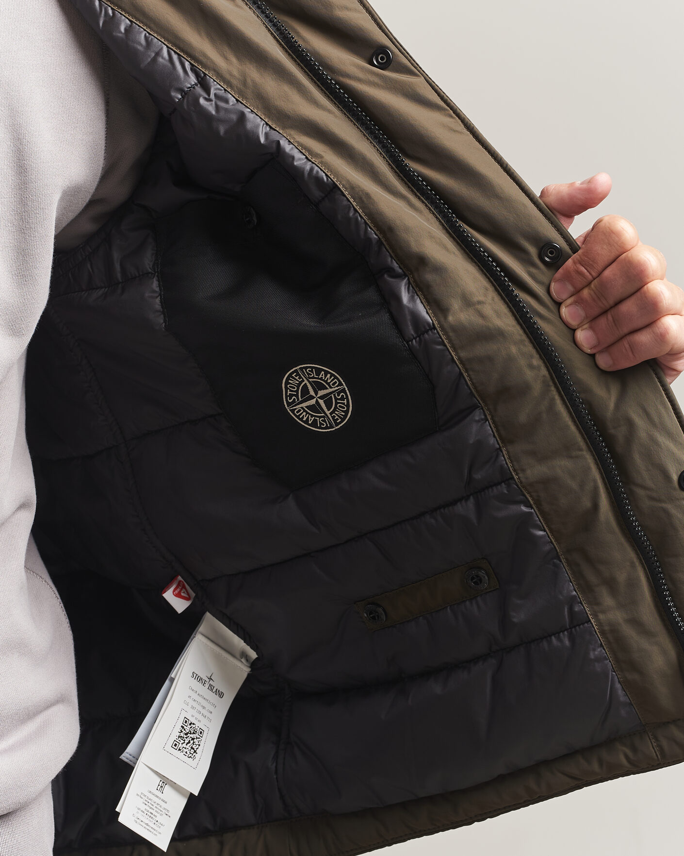 Herre | Jakker | Stone Island | Micro Twill Hood Jacket Coal Grey