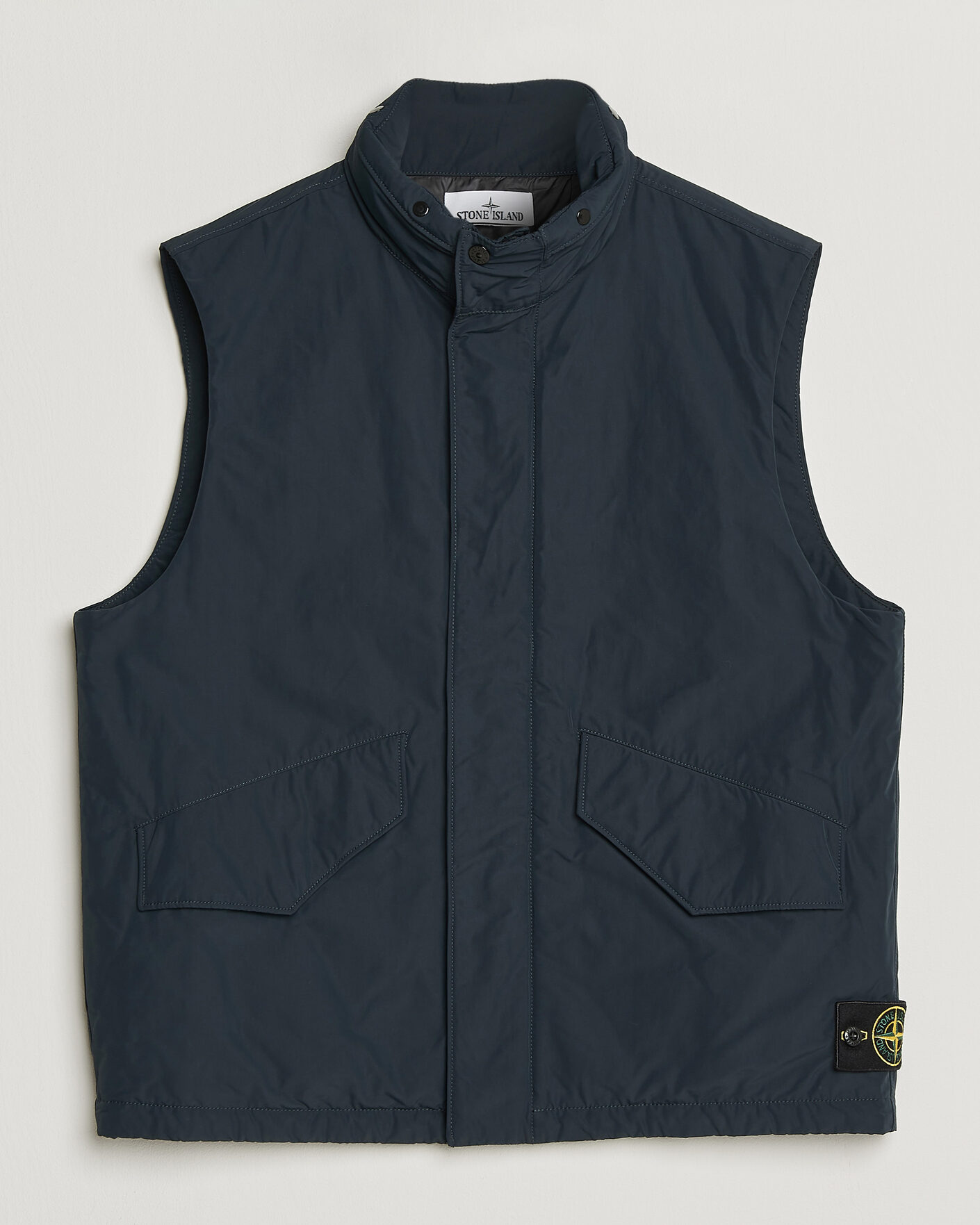 Herre | Veste | Stone Island | Micro Twill Padded Vest Navy Blue