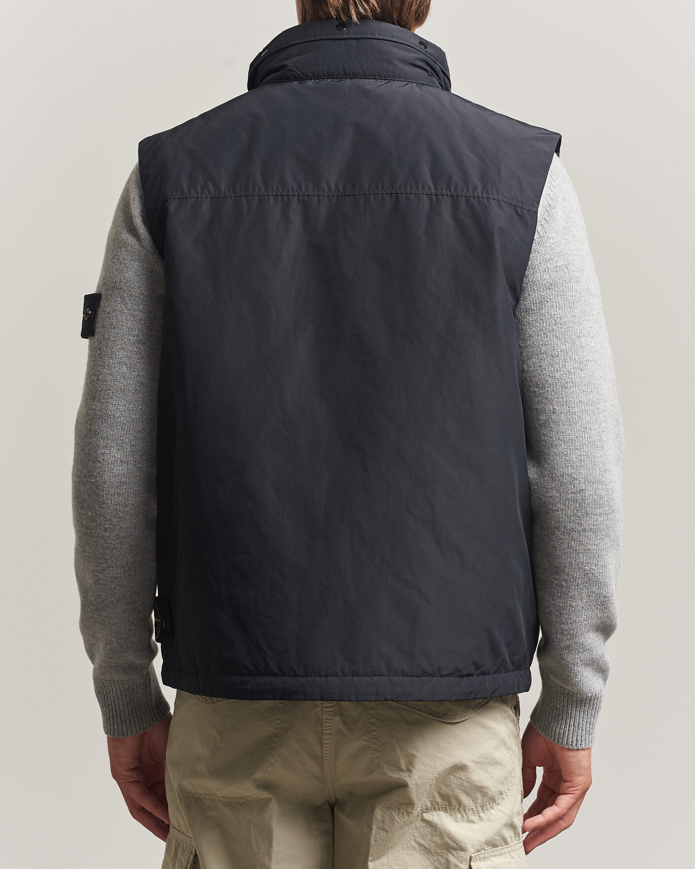 Herre | Veste | Stone Island | Micro Twill Padded Vest Black