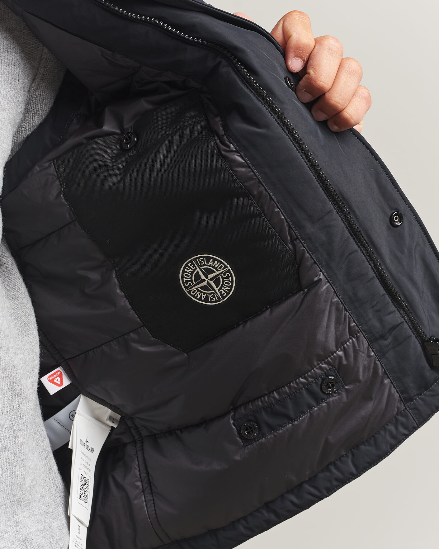 Herre | Veste | Stone Island | Micro Twill Padded Vest Black