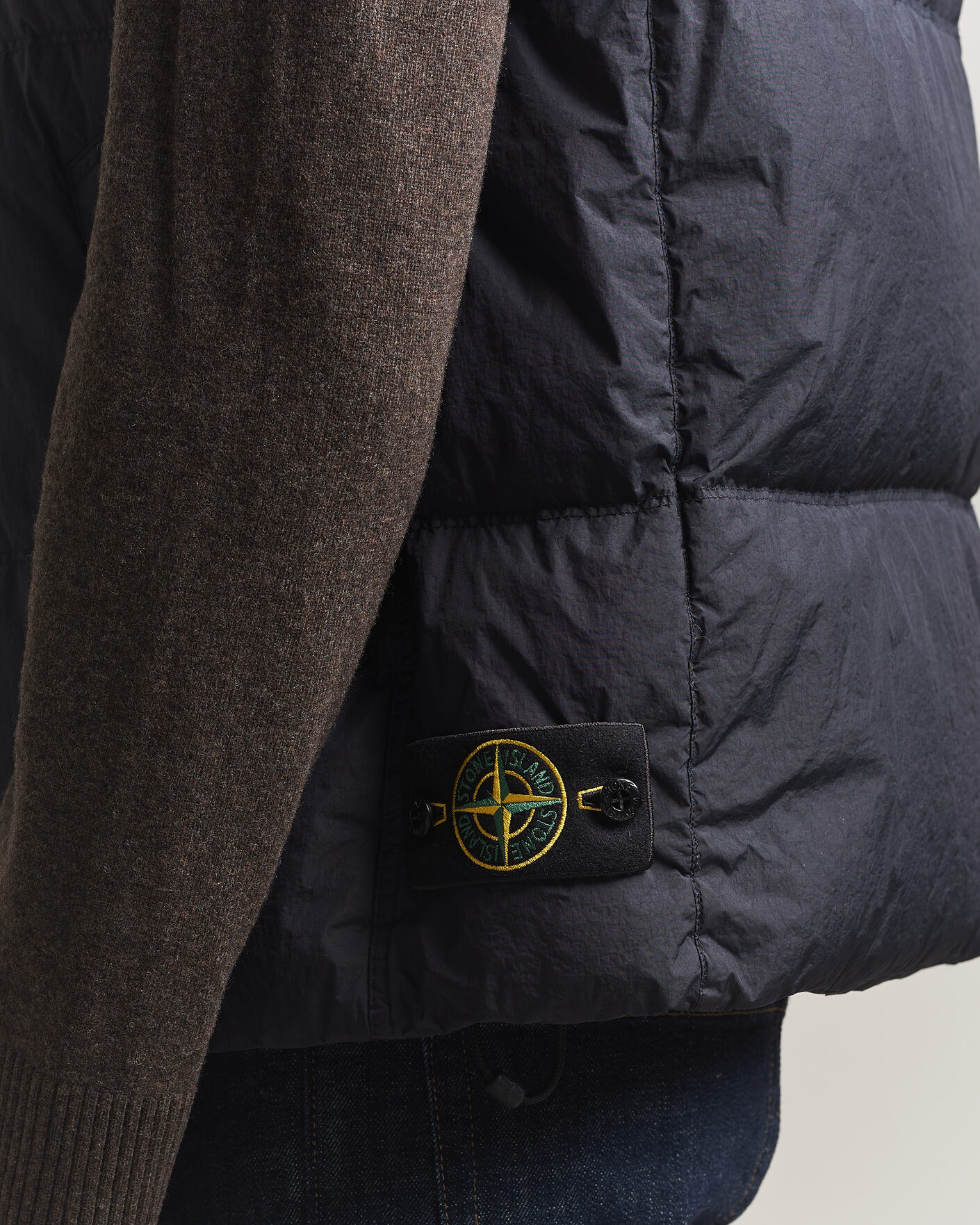 Herre | Veste | Stone Island | Crinkle Reps Down Vest Navy Blue