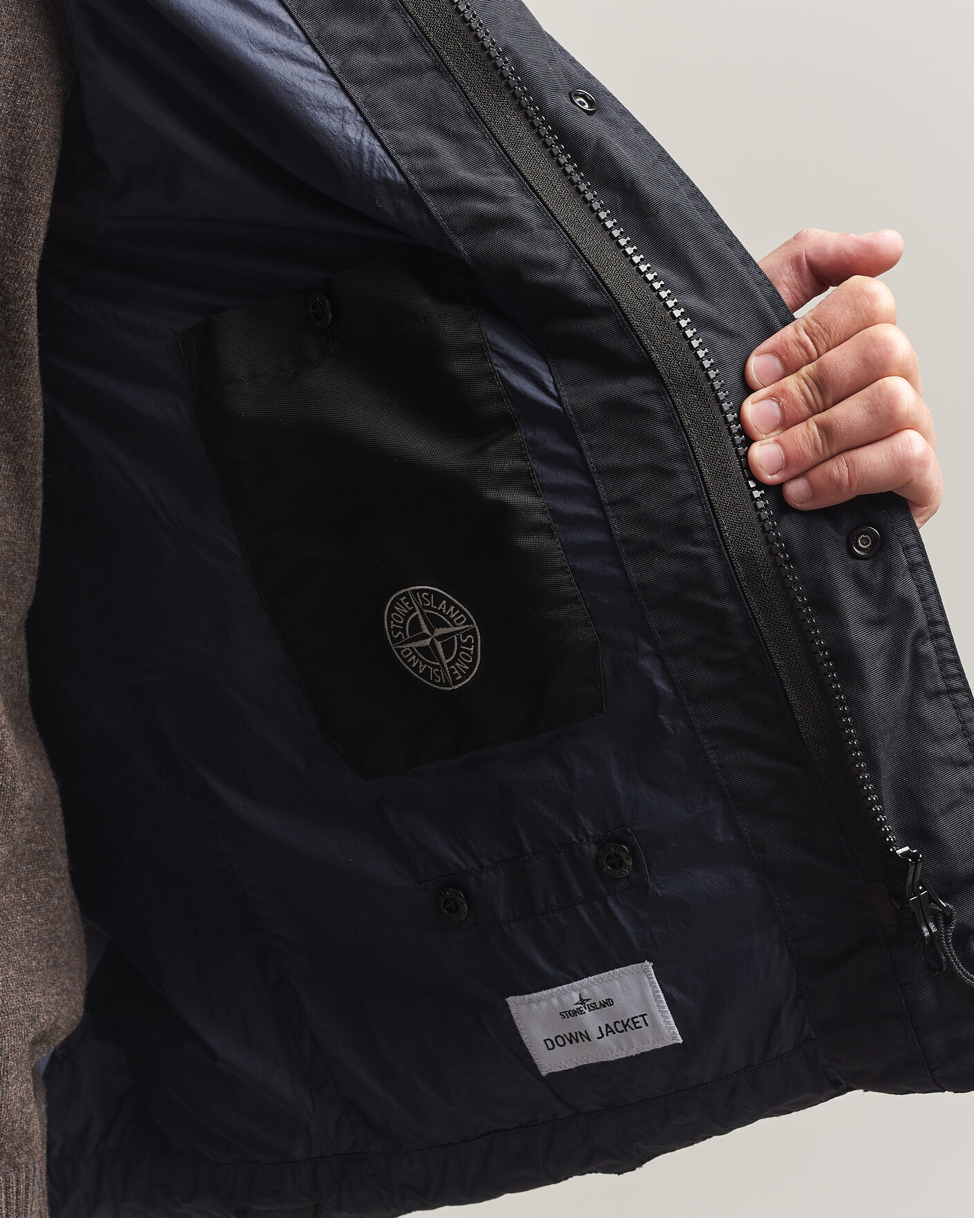 Herre | Veste | Stone Island | Crinkle Reps Down Vest Navy Blue