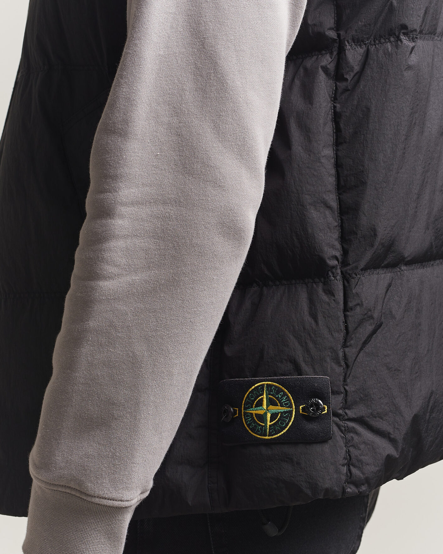 Herre | Veste | Stone Island | Crinkle Reps Down Vest Black