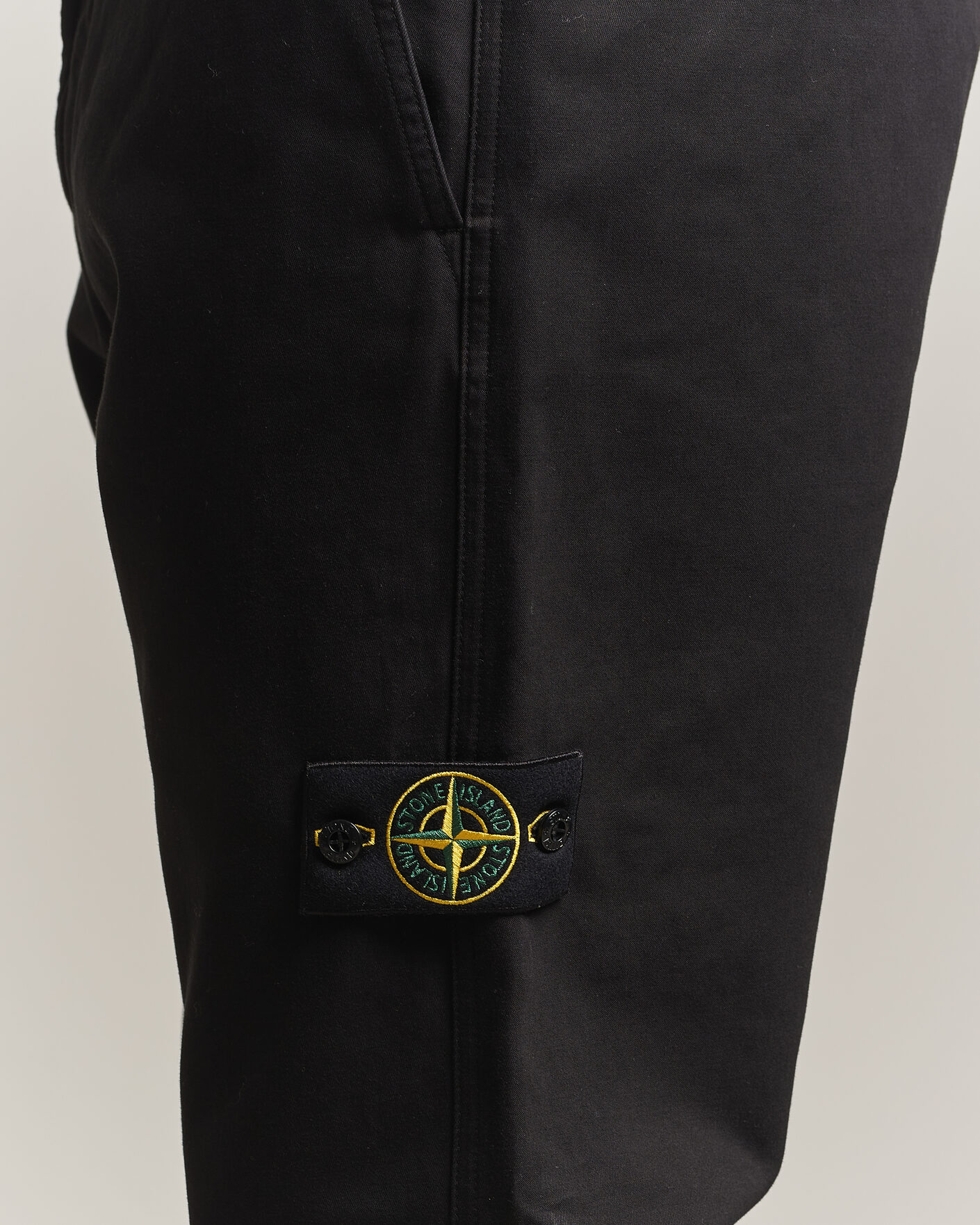 Herre | Bukser | Stone Island | Dense Cotton Twill Pants Black