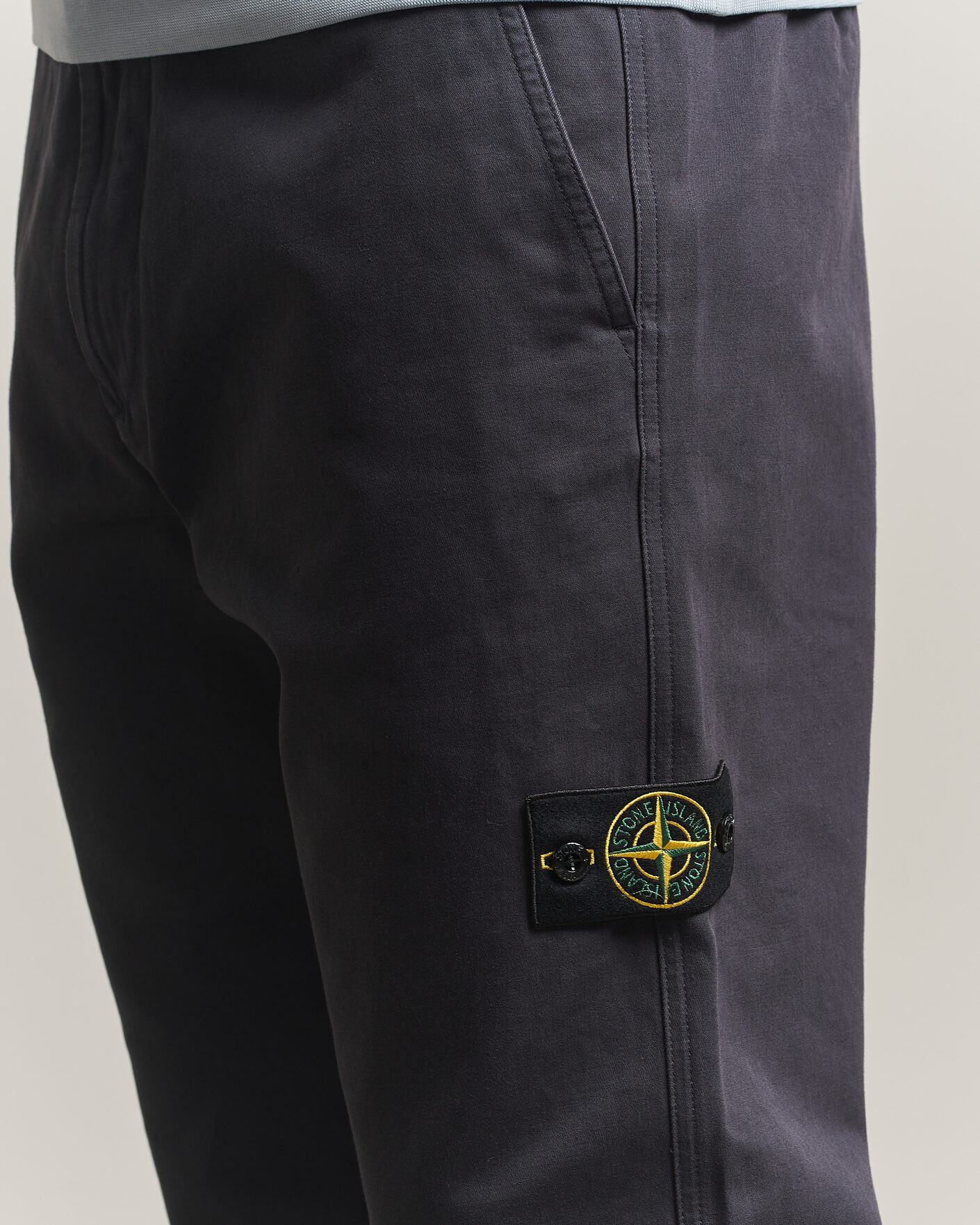 Herre | Bukser | Stone Island | Dense Cotton Twill Pants Blue Navy