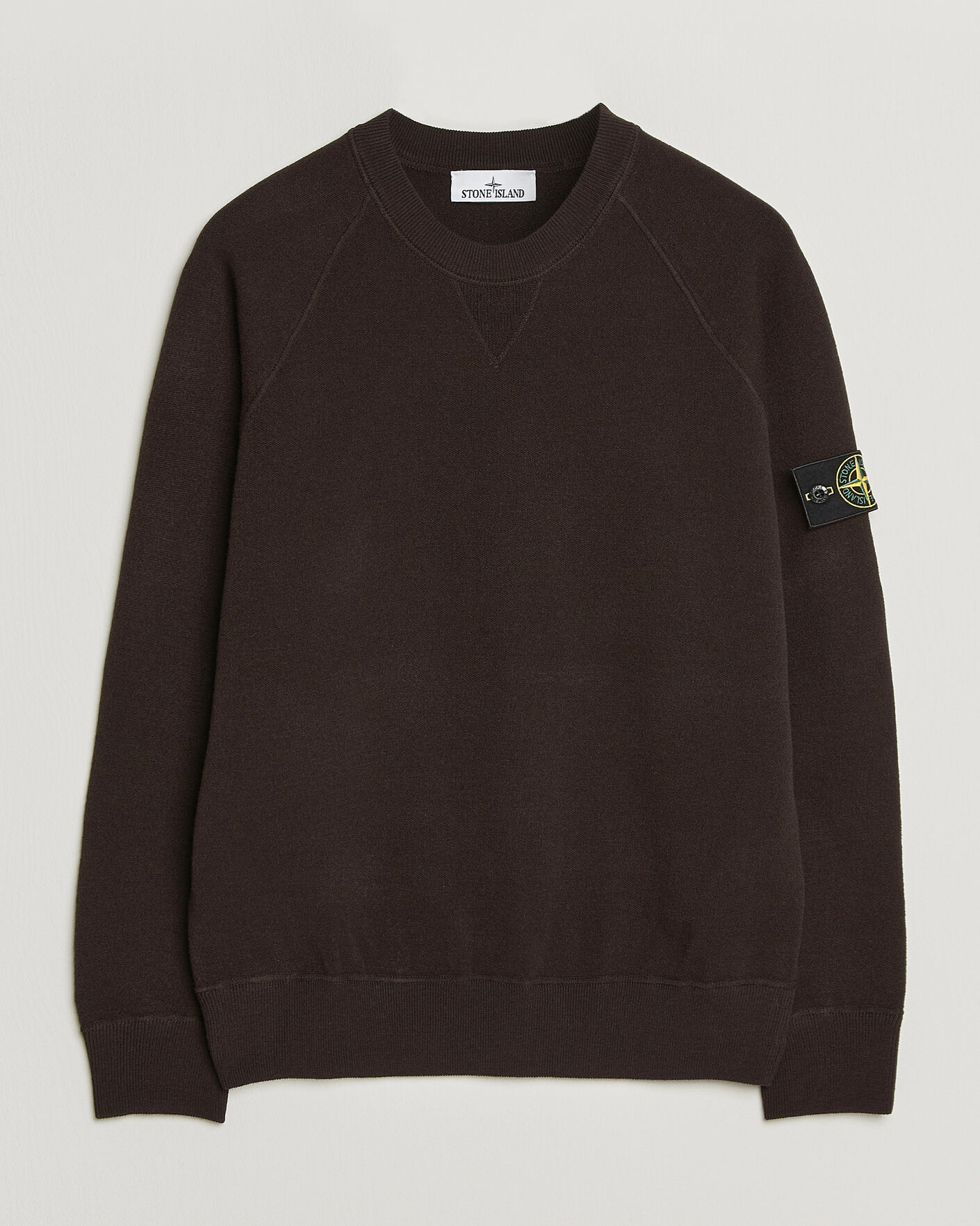 Herre | Trøjer | Stone Island | Plush Stitch Stretch Wool Sweat Coal Grey