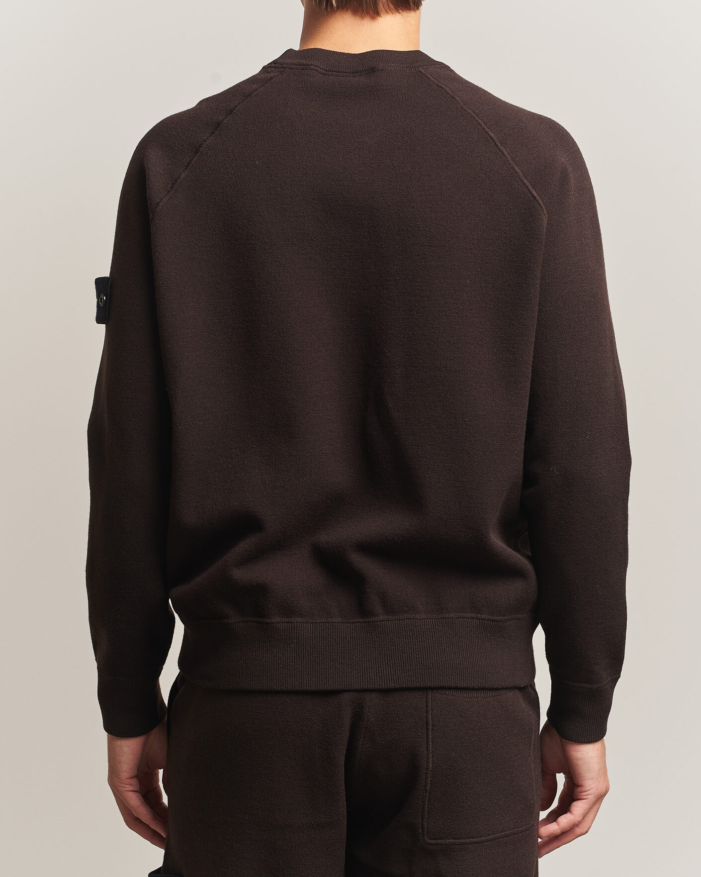 Herre | Trøjer | Stone Island | Plush Stitch Stretch Wool Sweat Coal Grey