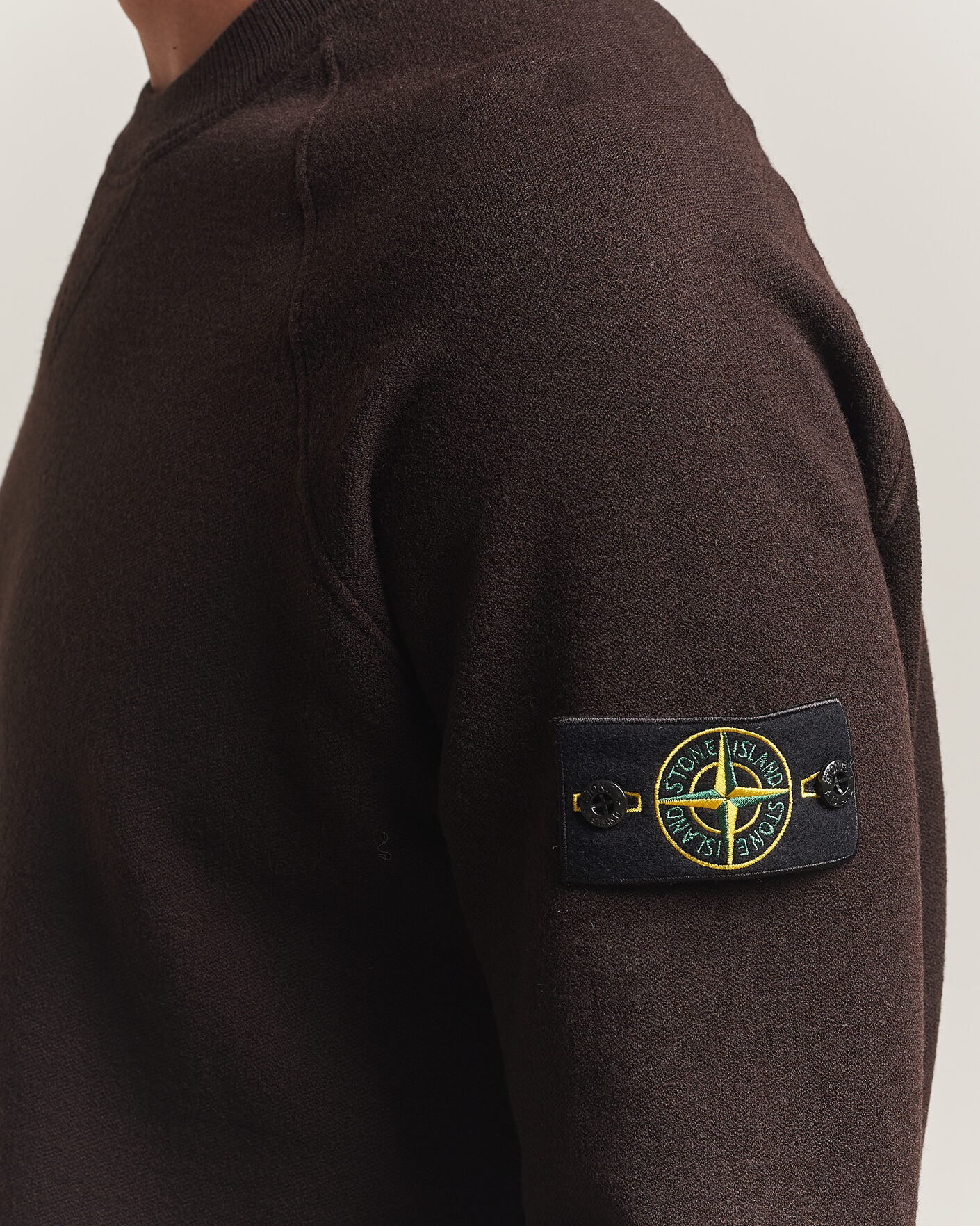 Herre | Trøjer | Stone Island | Plush Stitch Stretch Wool Sweat Coal Grey