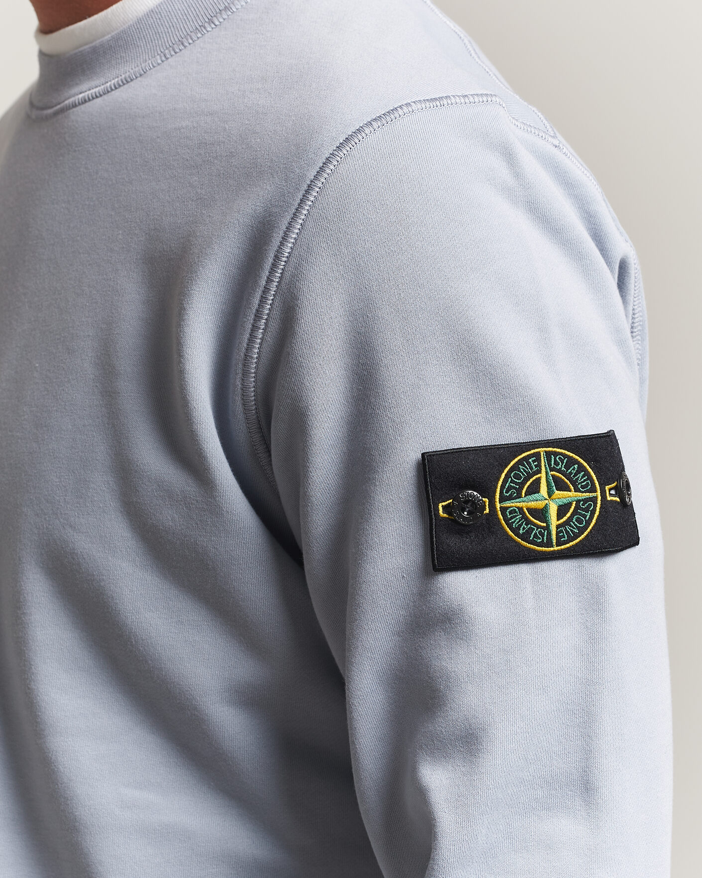 Herre | Trøjer | Stone Island | Garment Dyed Fleece Sweatshirt Ash Grey